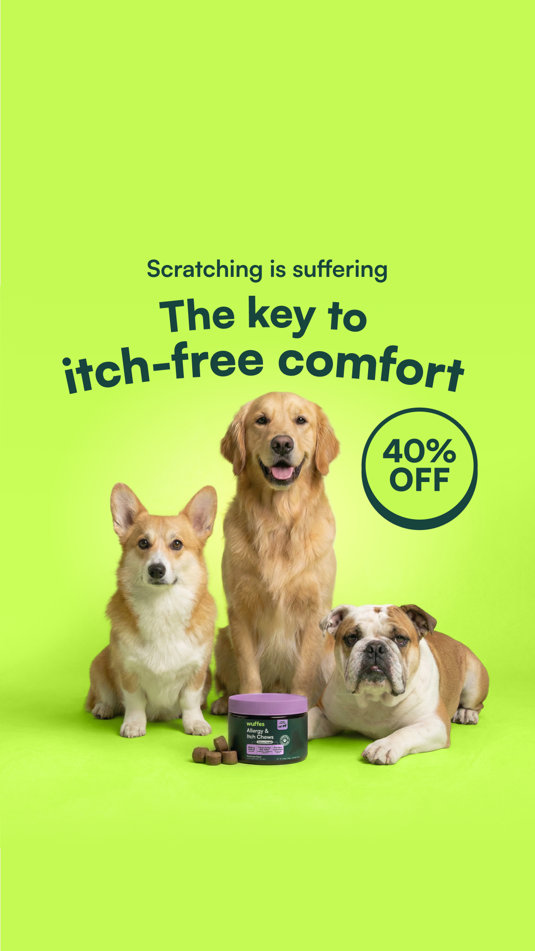 Wuffes Facebook ad