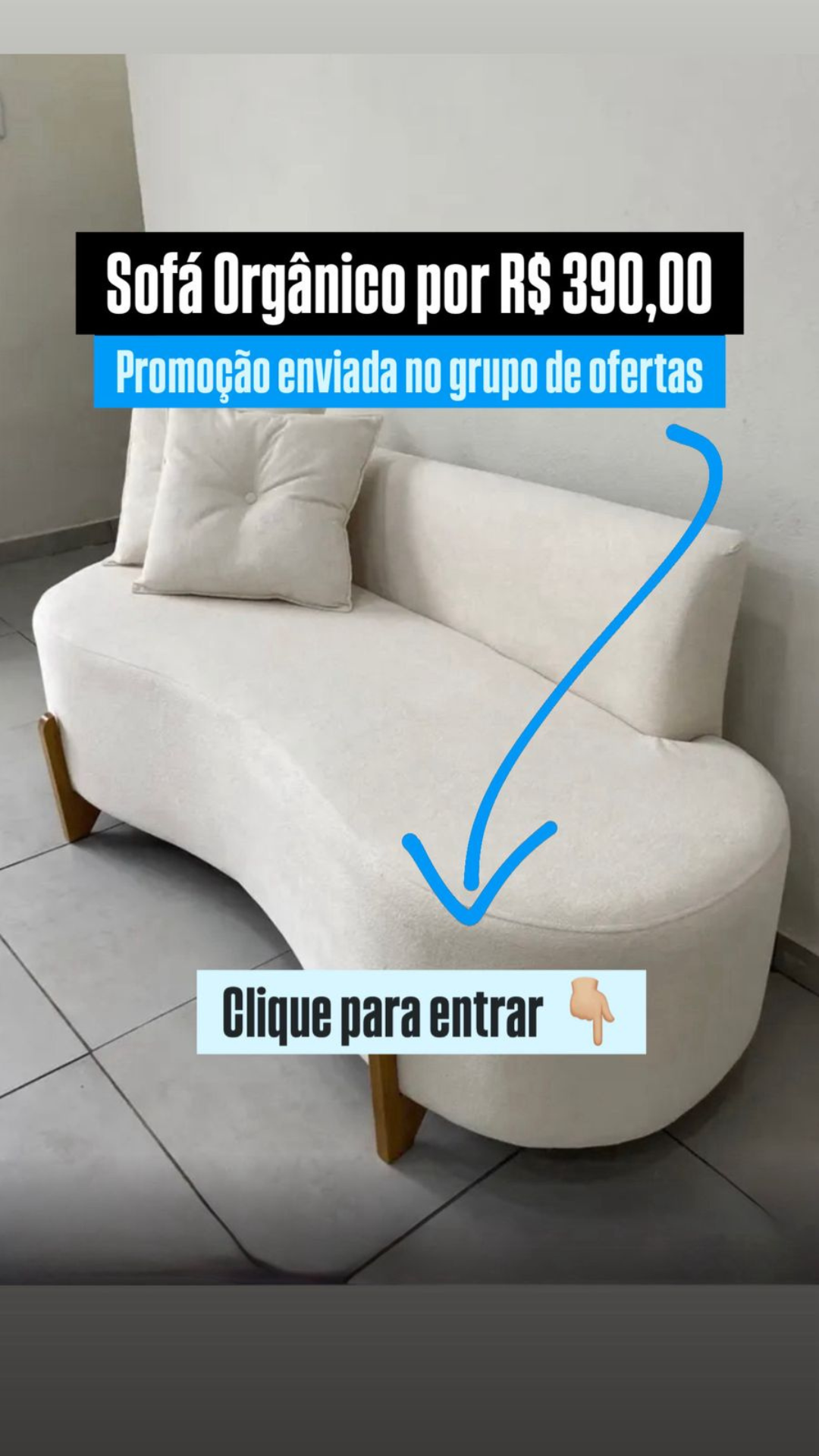 Casa Revelada Facebook ad: Achados incríveis para você!