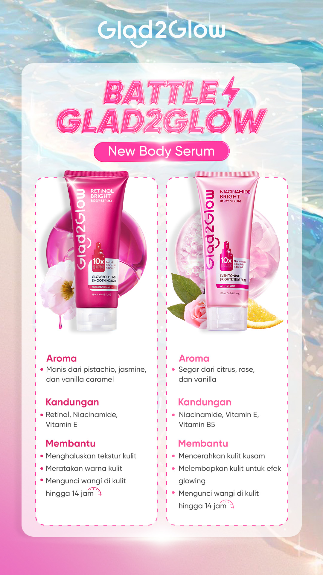 Glad 2 Glow.Indonesia  Facebook ad