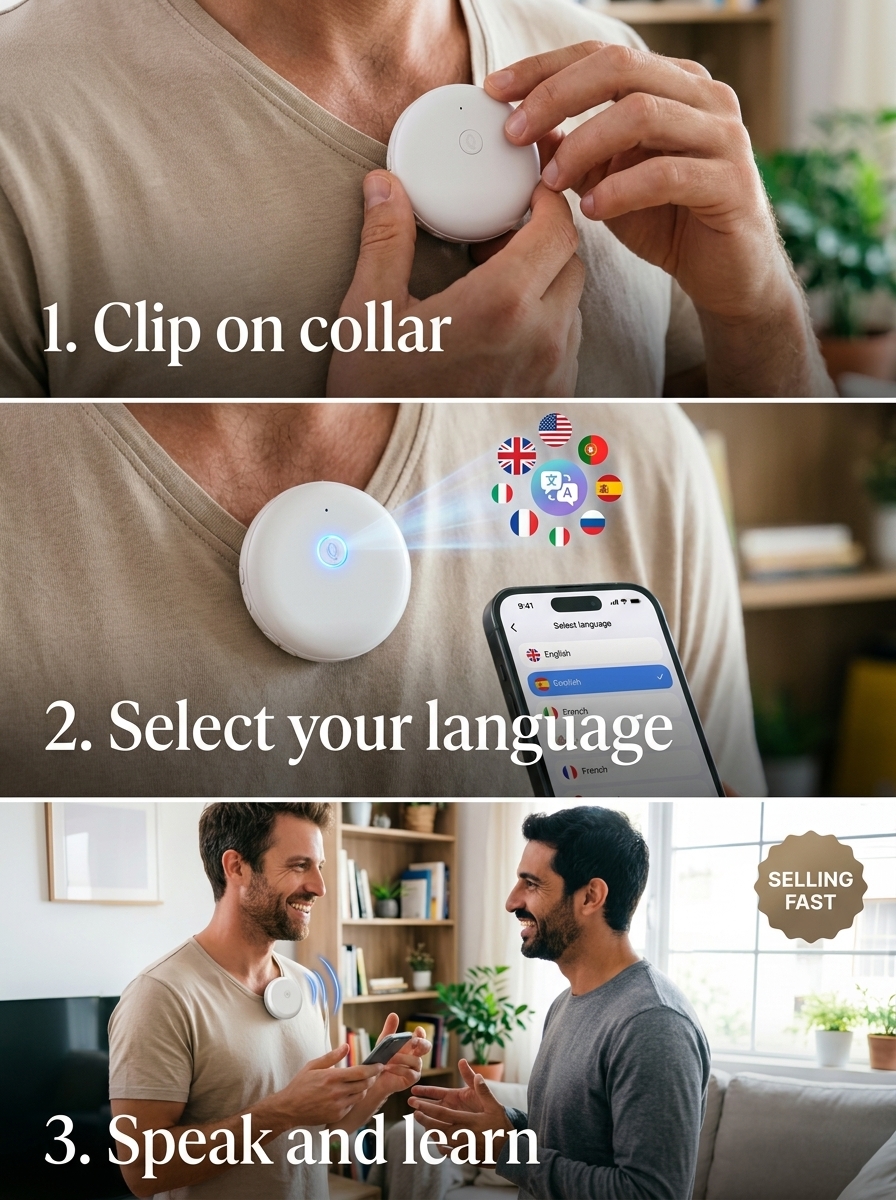 Cajatesoro Facebook ad: AI Real-Time Language Practice Companion