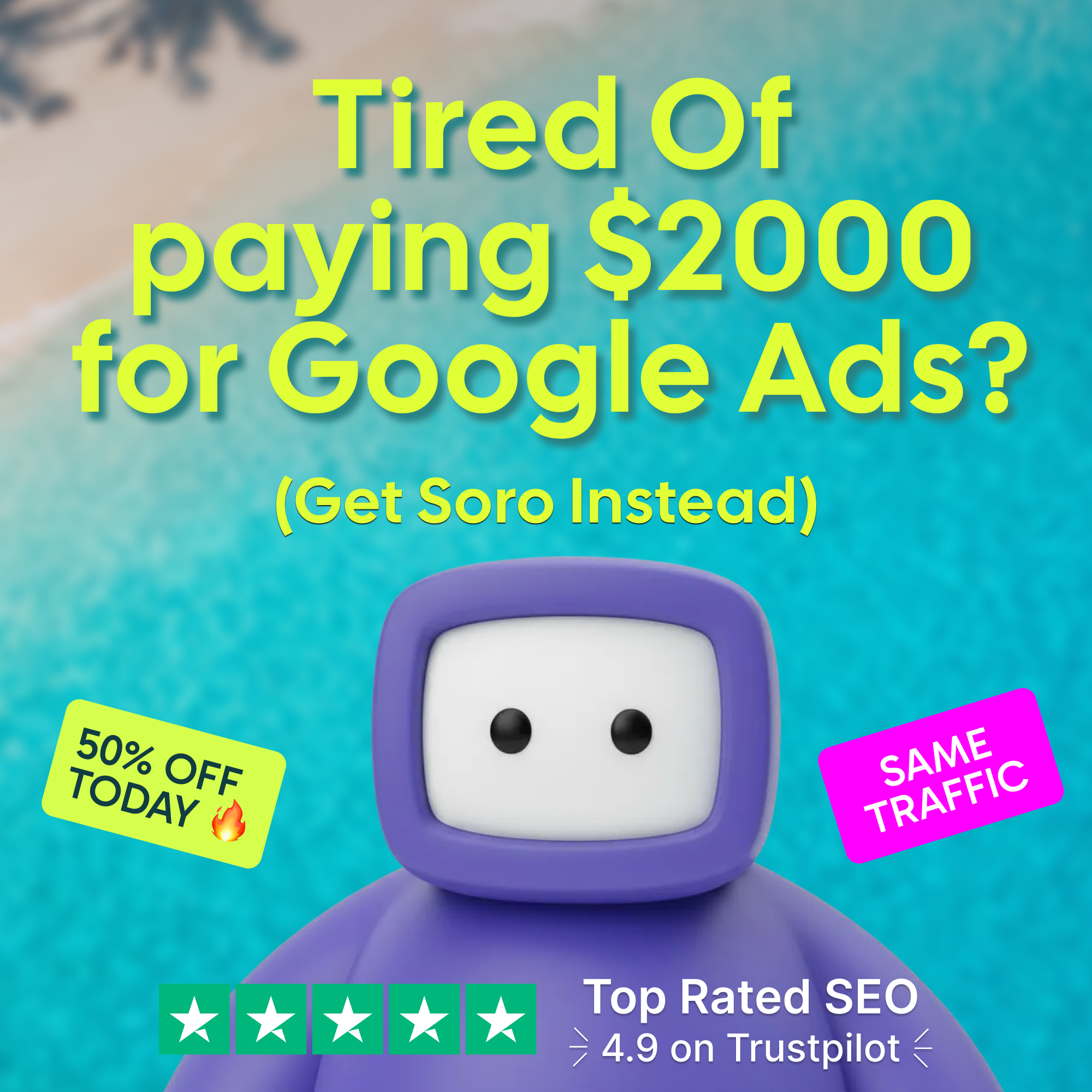 Soro SEO Facebook ad