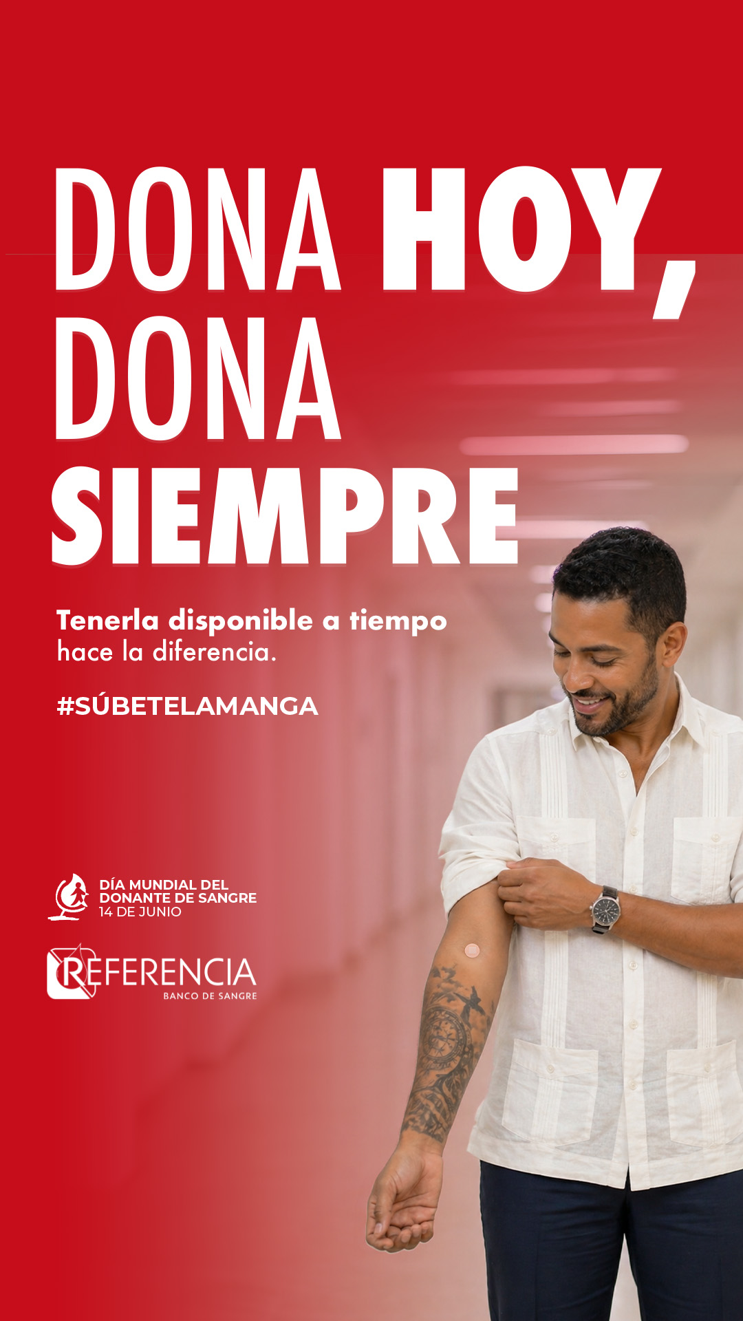Referencia Banco de Sangre (Sitio Oficial) Facebook ad from Jun 1, 2026