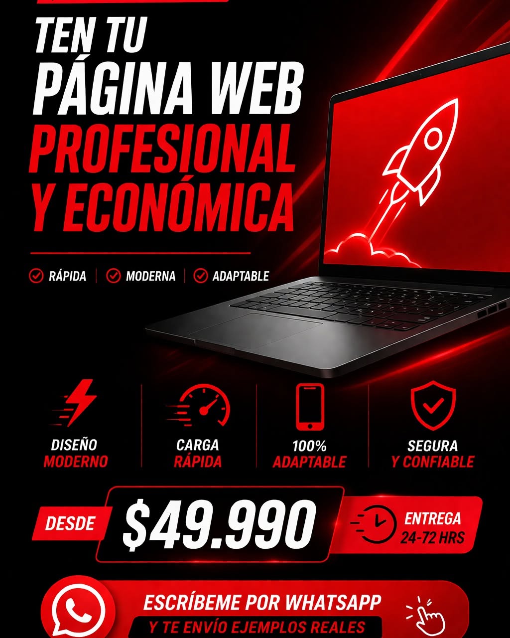 Guevara Miguel Facebook ad: Crea tu Página Web Profesional HOY