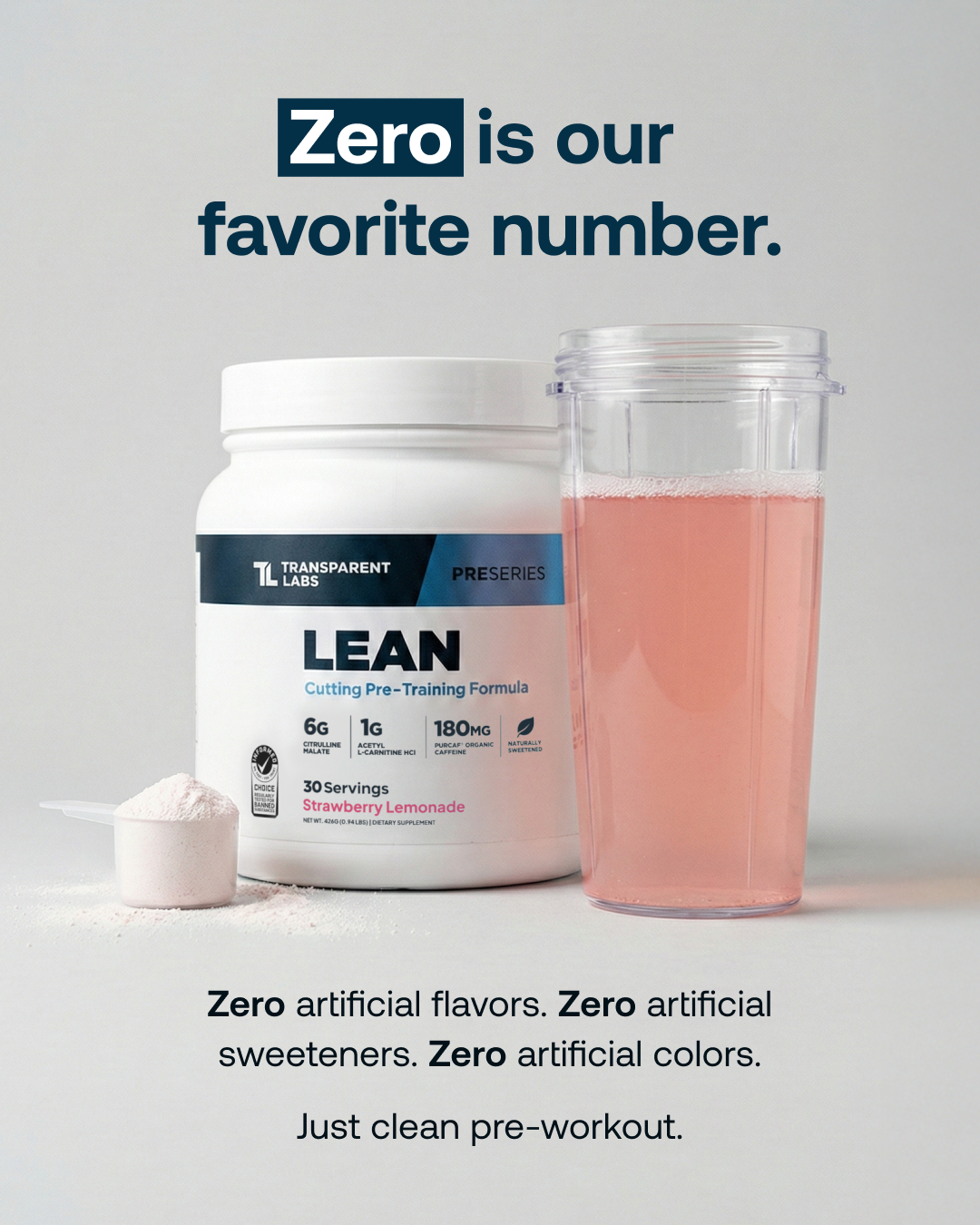 Transparent Labs Facebook ad