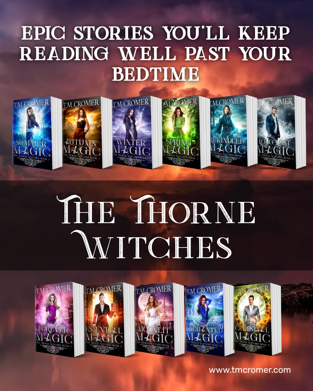 T.M. Cromer Facebook ad: Adult Witch Romances