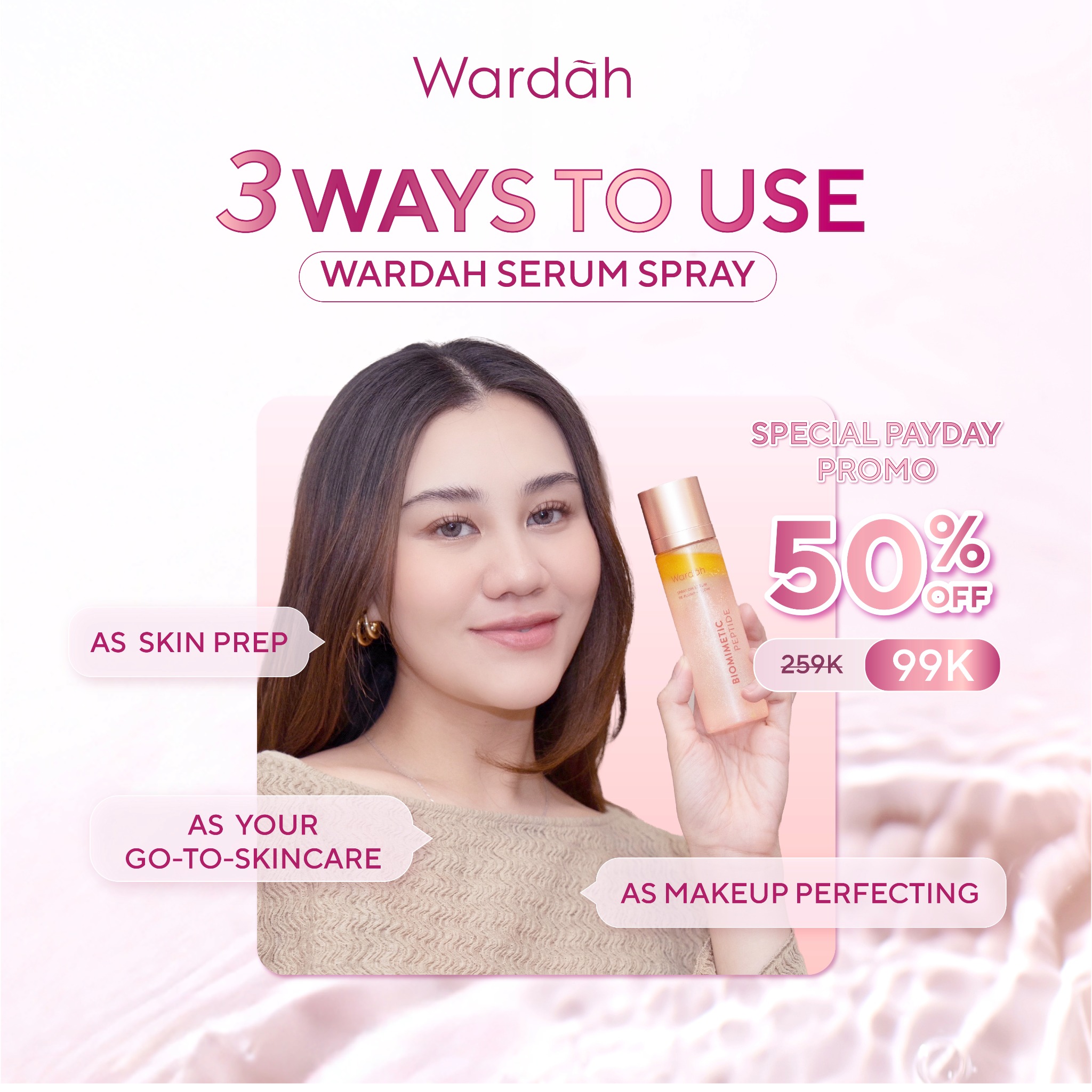 Wardah Cosmetics Facebook ad