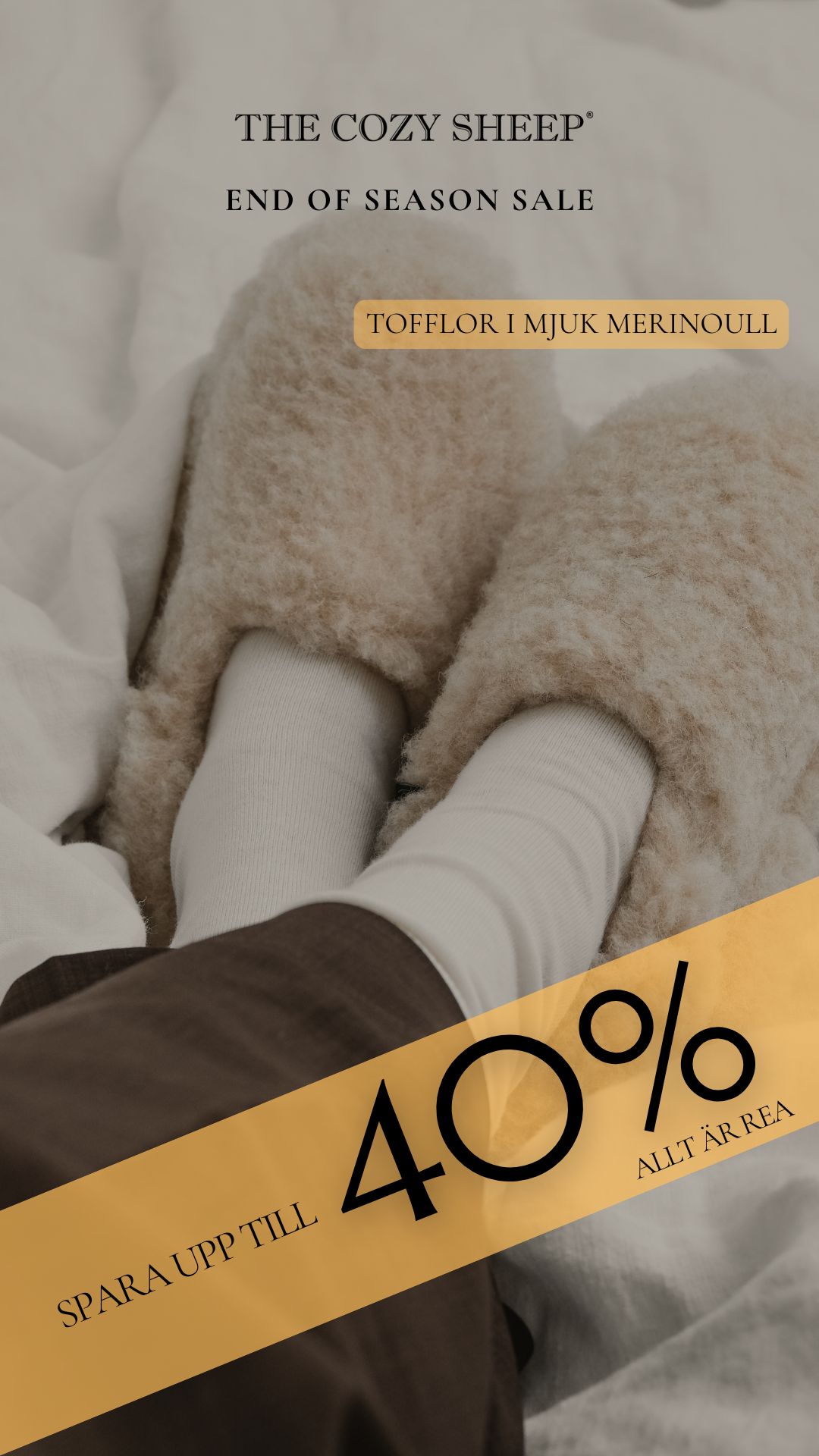The Cozy Sheep Facebook ad