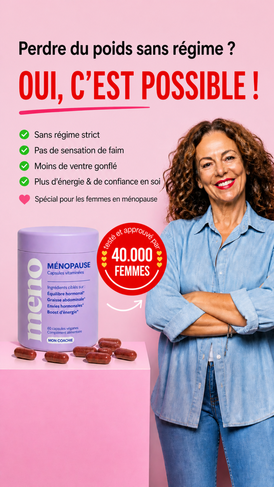 Menopause Weightloss Secrets Facebook ad