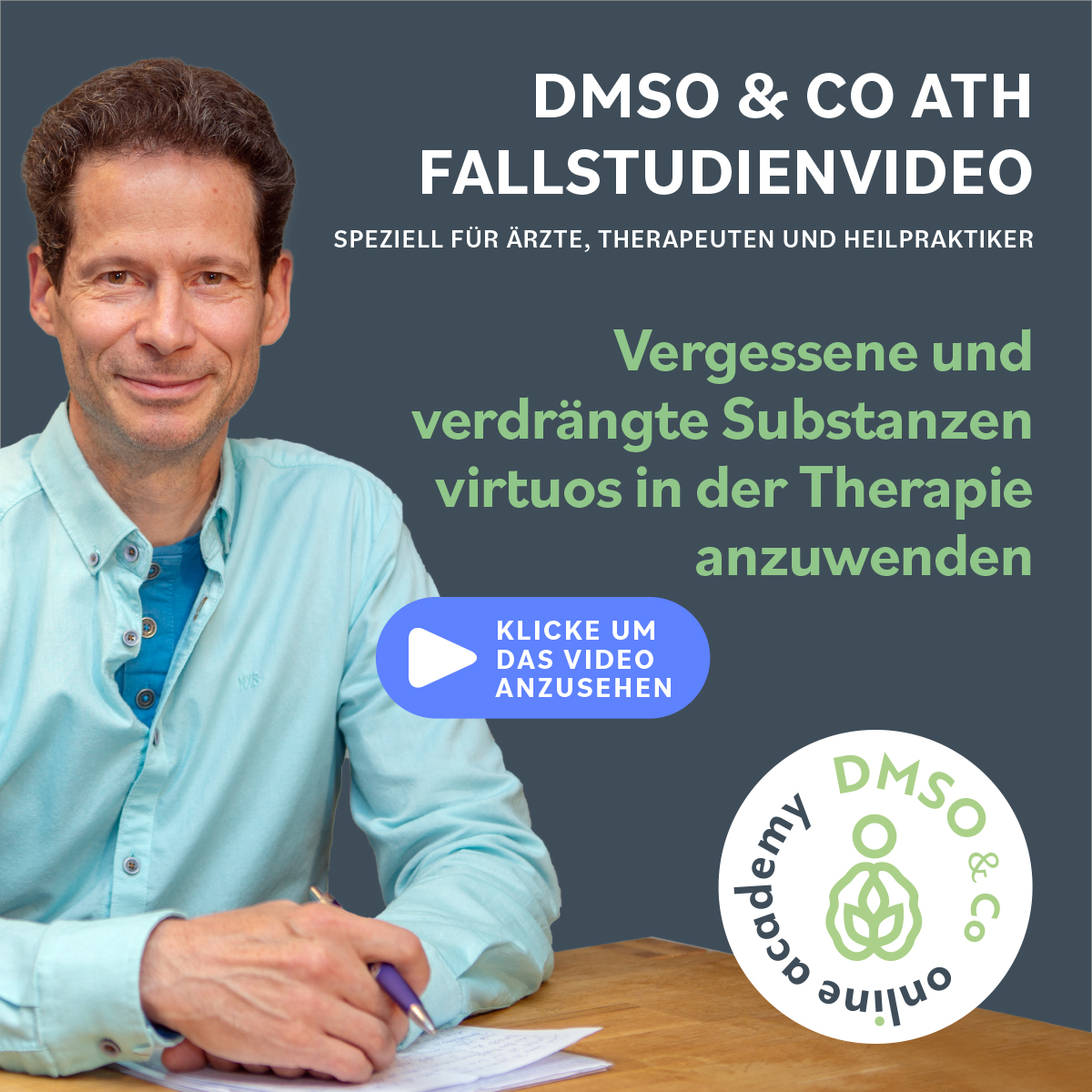 DMSO & Co online academy Facebook ad: DMSO & Co für Ärzte, Therapeuten und Heilpraktiker