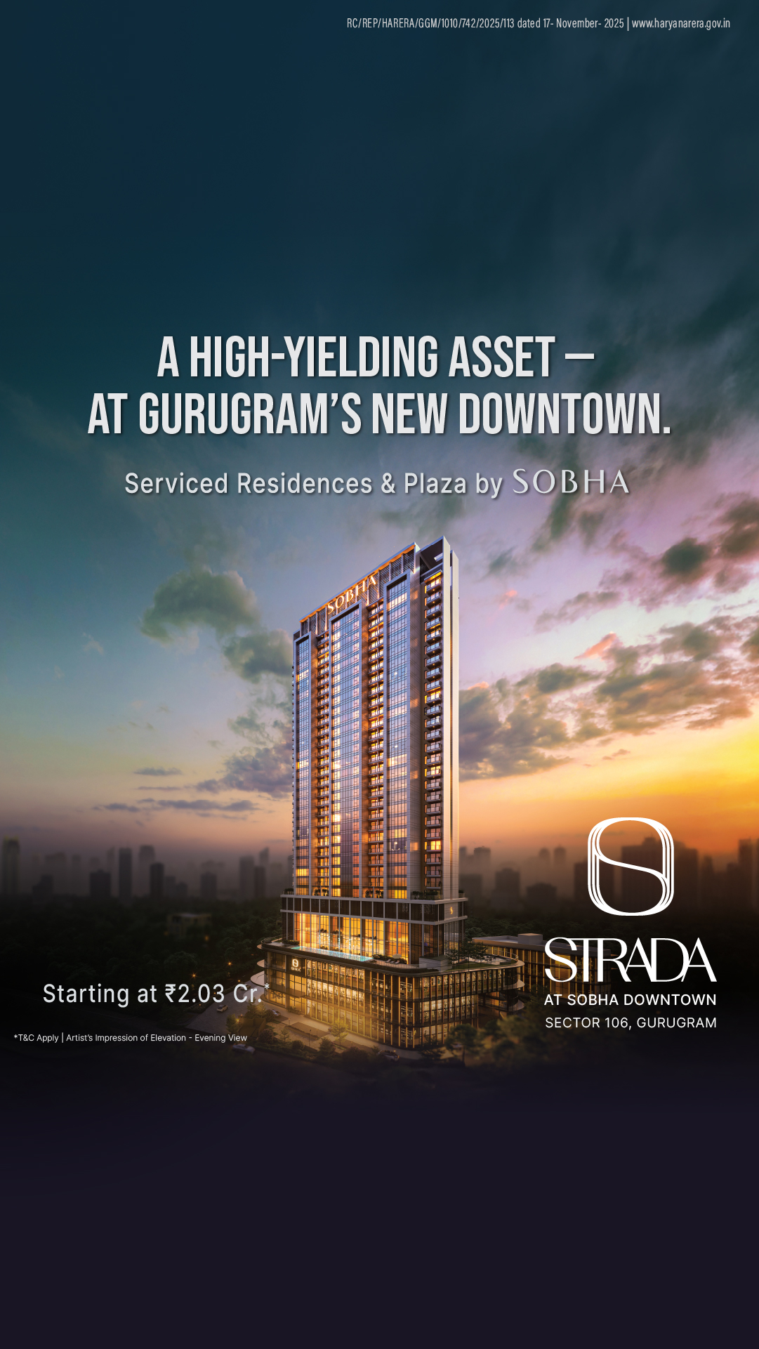 SOBHA Limited Facebook ad