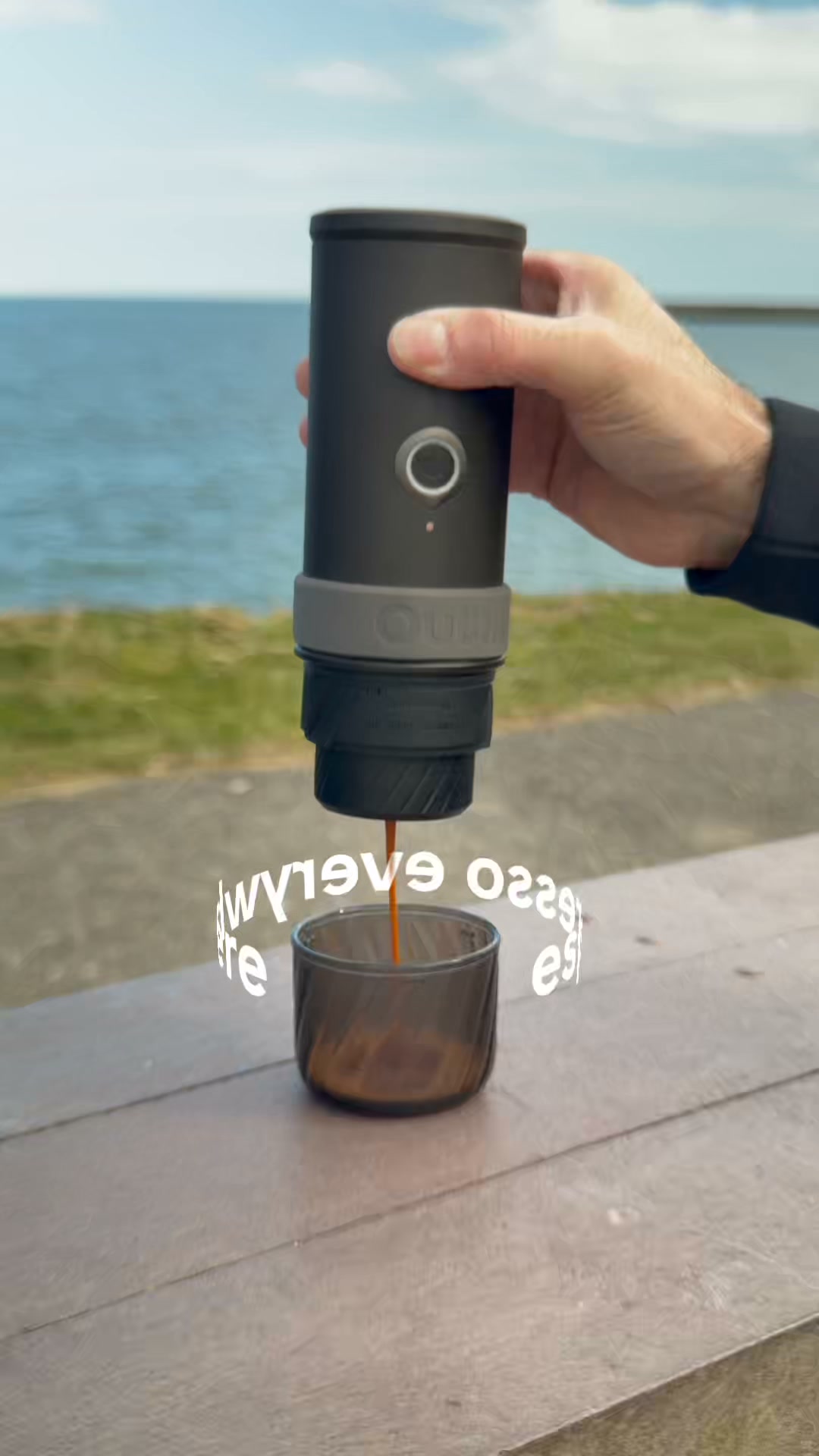 Outin Portable Electric Espresso Machine Facebook ad: Month-End Sale: Up to 18% OFF