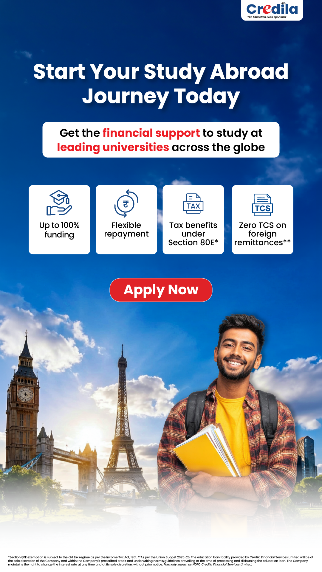 Credila Financial Services Limited Facebook ad