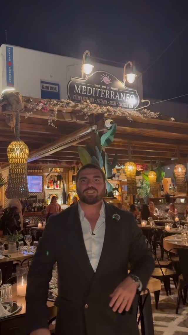 Mykonos Mediterraneo Ristorante Pizzeria Sushi Wine Cocktail Bar Facebook ad: In Mykonos 2026 and craving Italian food?