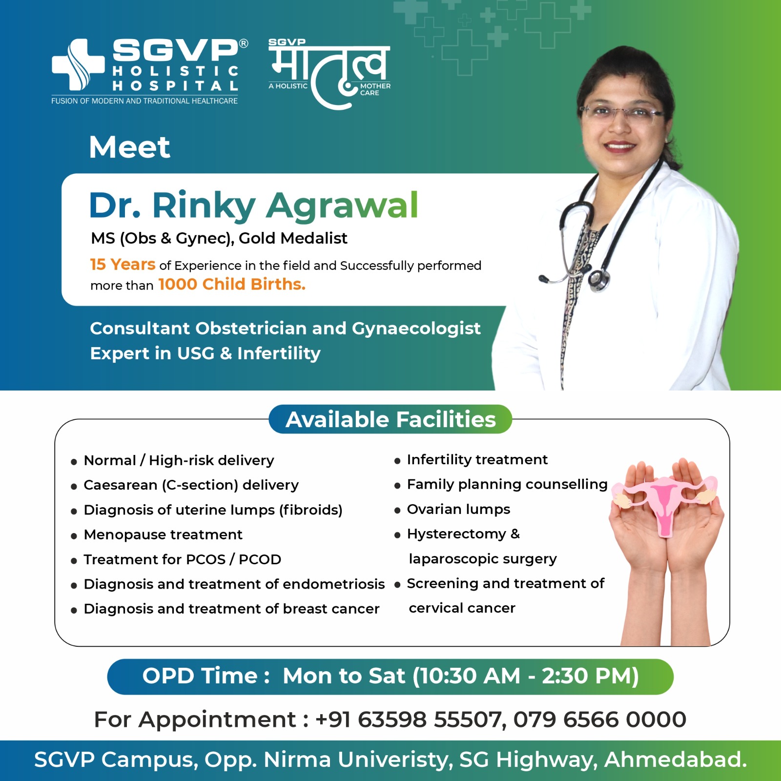 SGVP Holistic Hospital Facebook ad