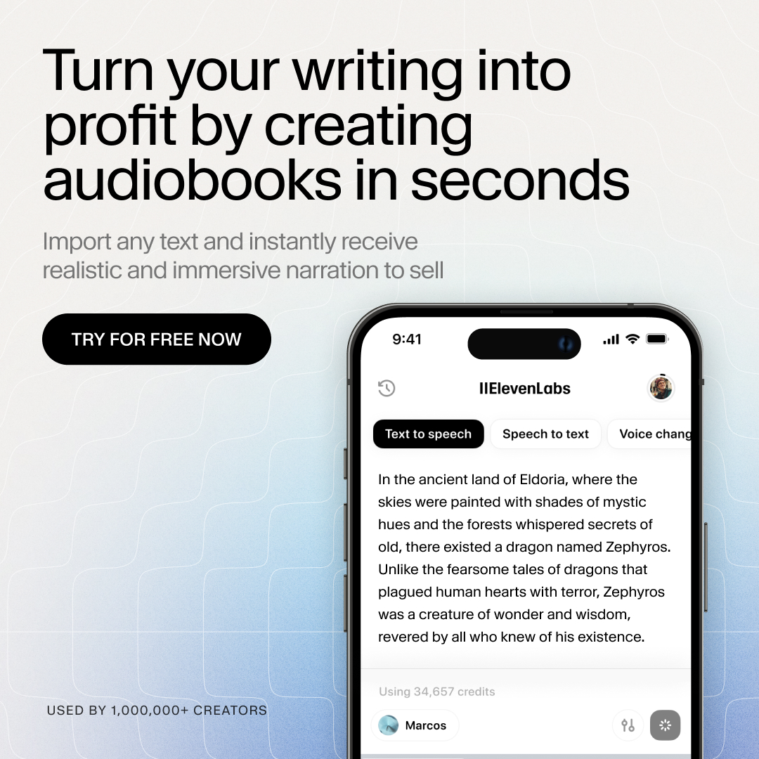 ElevenLabs Facebook ad