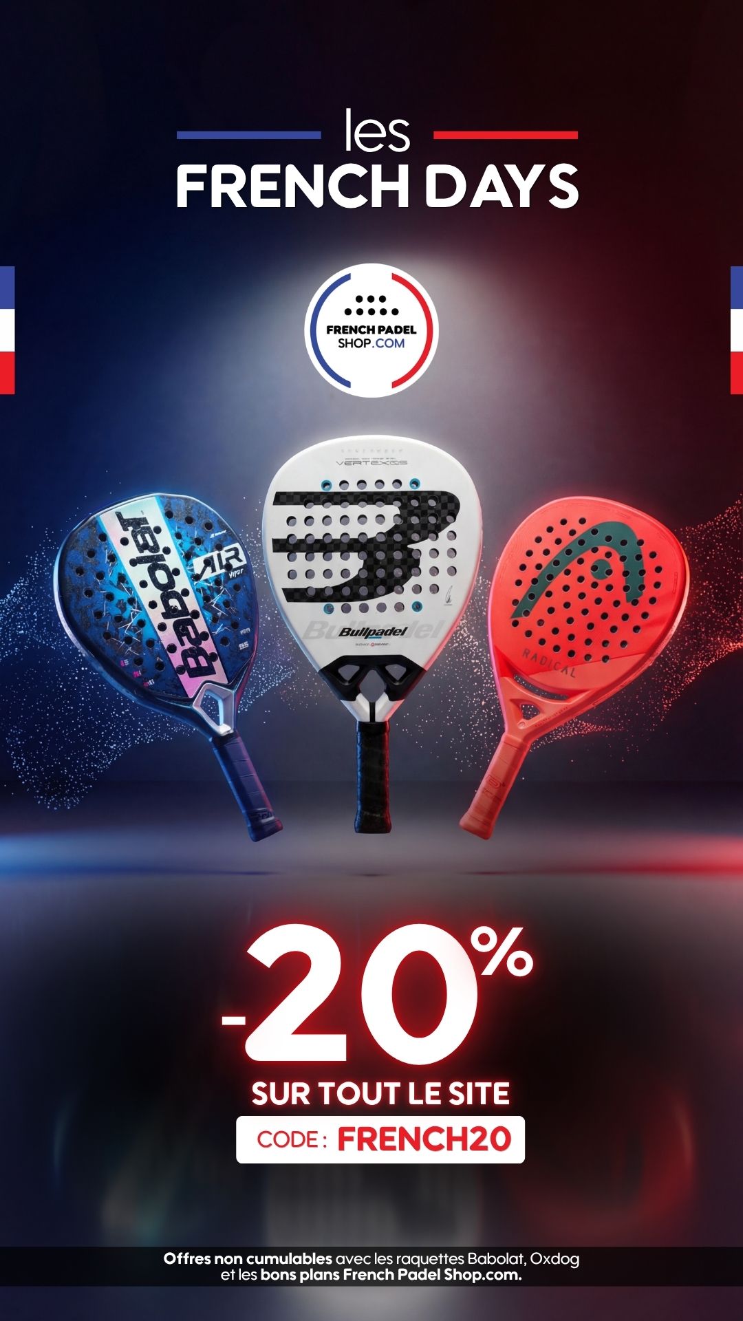 French Padel Shop Facebook ad from Apr 29, 2026