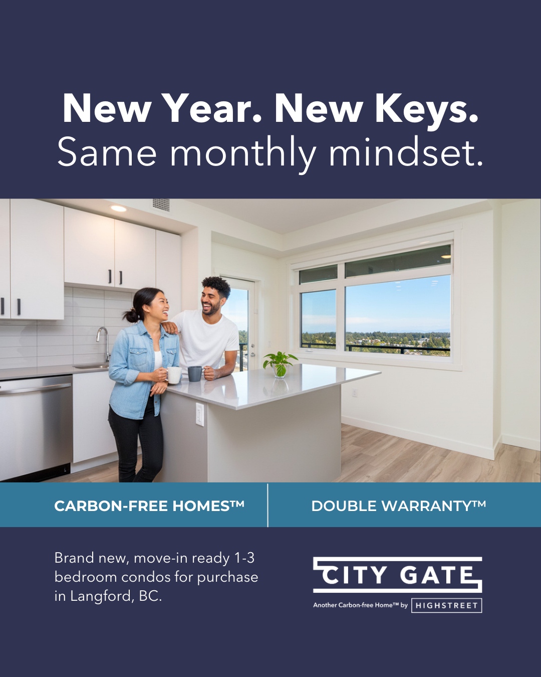 Go Highstreet Facebook ad: Condos in Langford - Own Your Home - Responsibly…