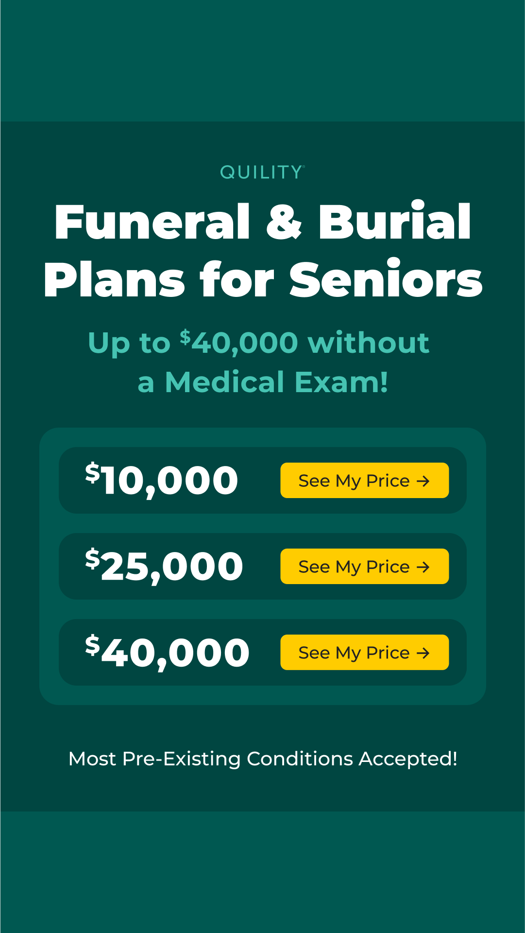 Quility Insurance Facebook ad