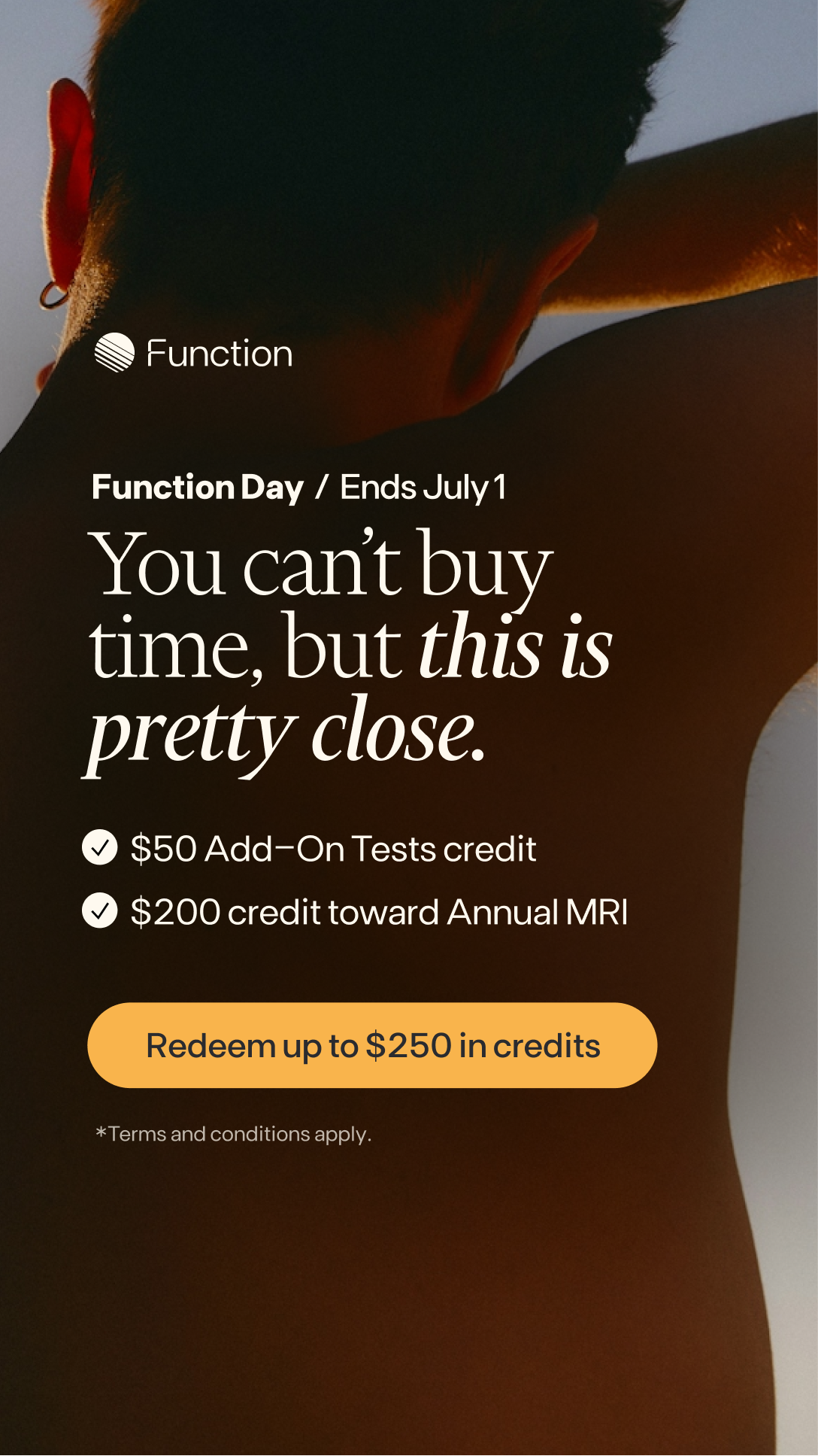 Function Health Facebook ad