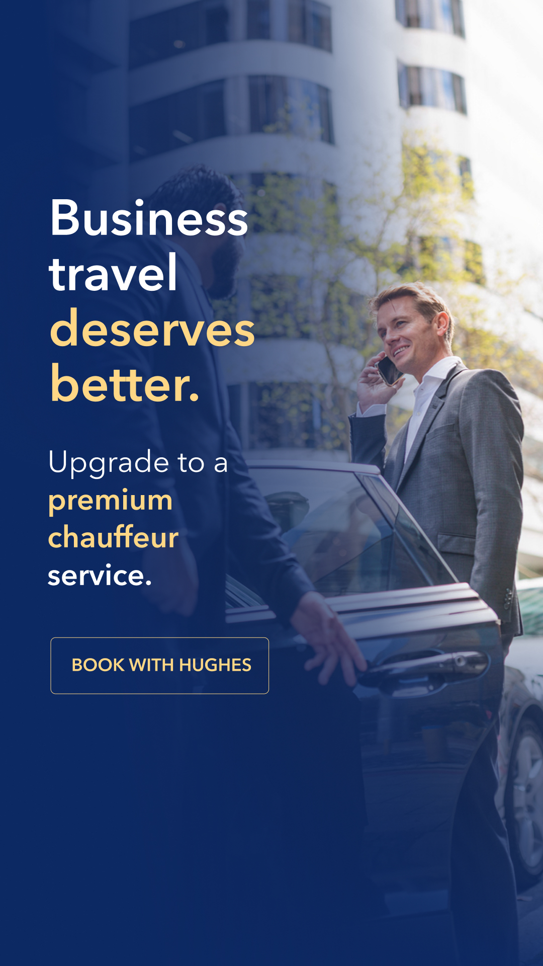 Hughes - Australia's Chauffeur Service Facebook ad