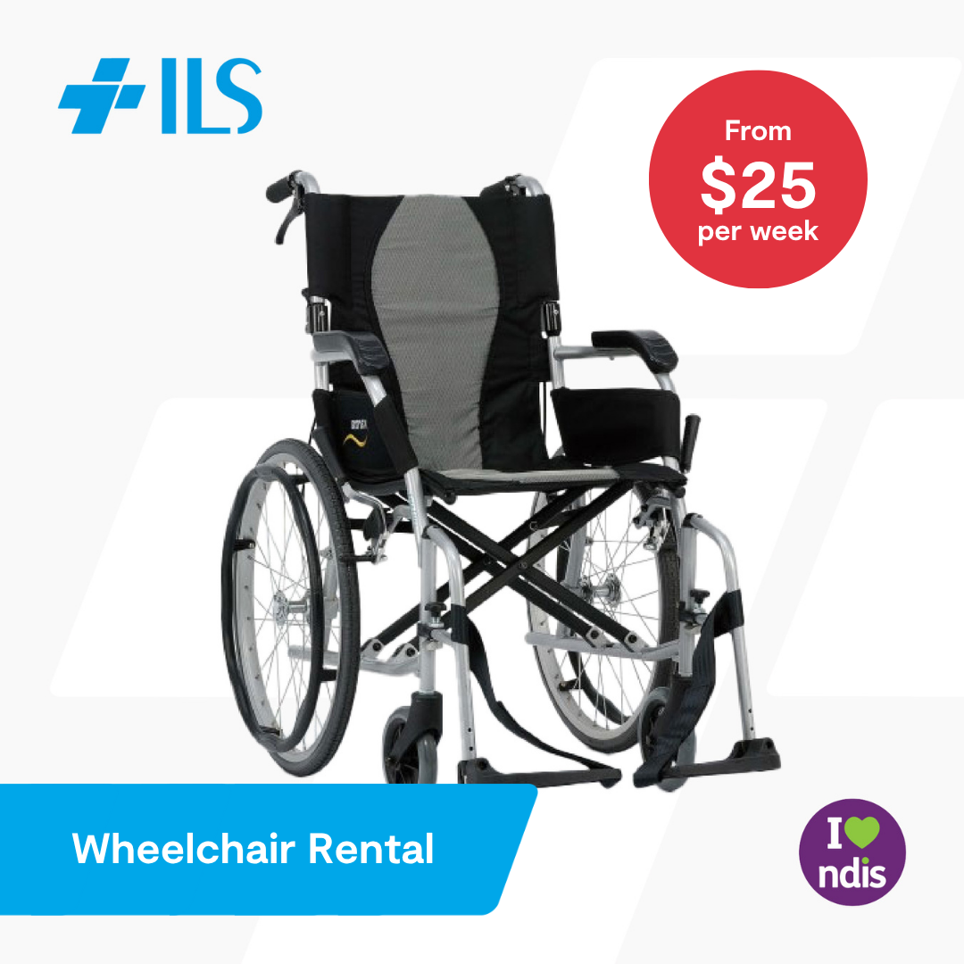 Independent Living Specialists Facebook ad: Mobility equipment rental from only $25/week!