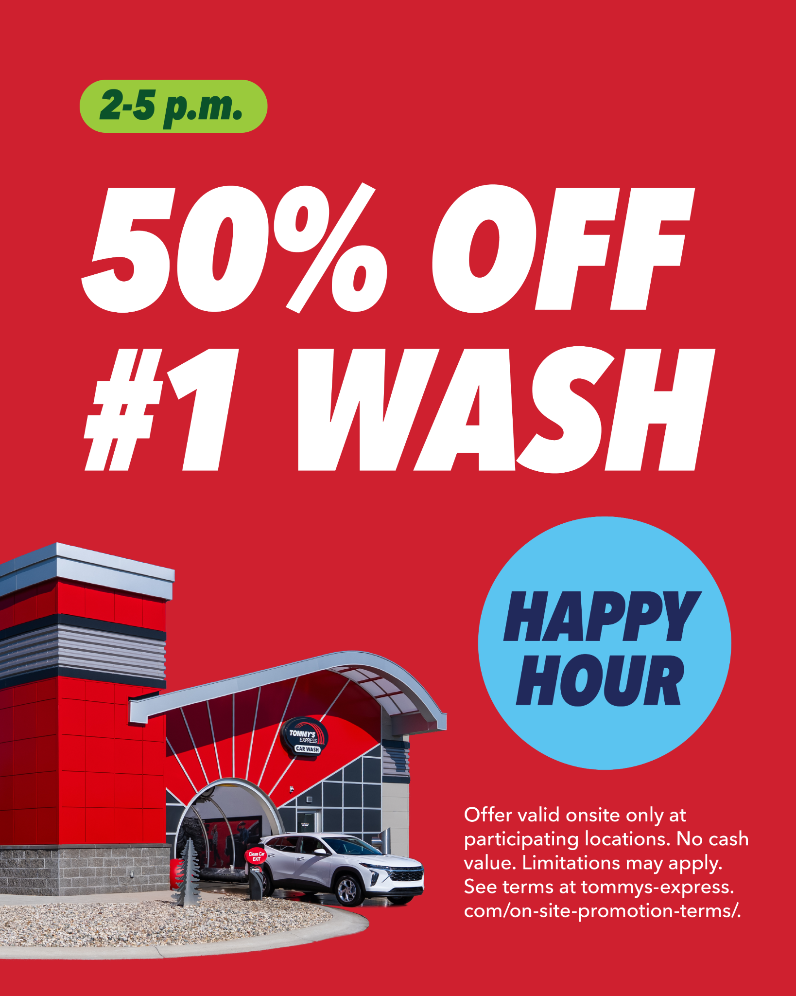 Tommy's Express Car Wash Facebook ad