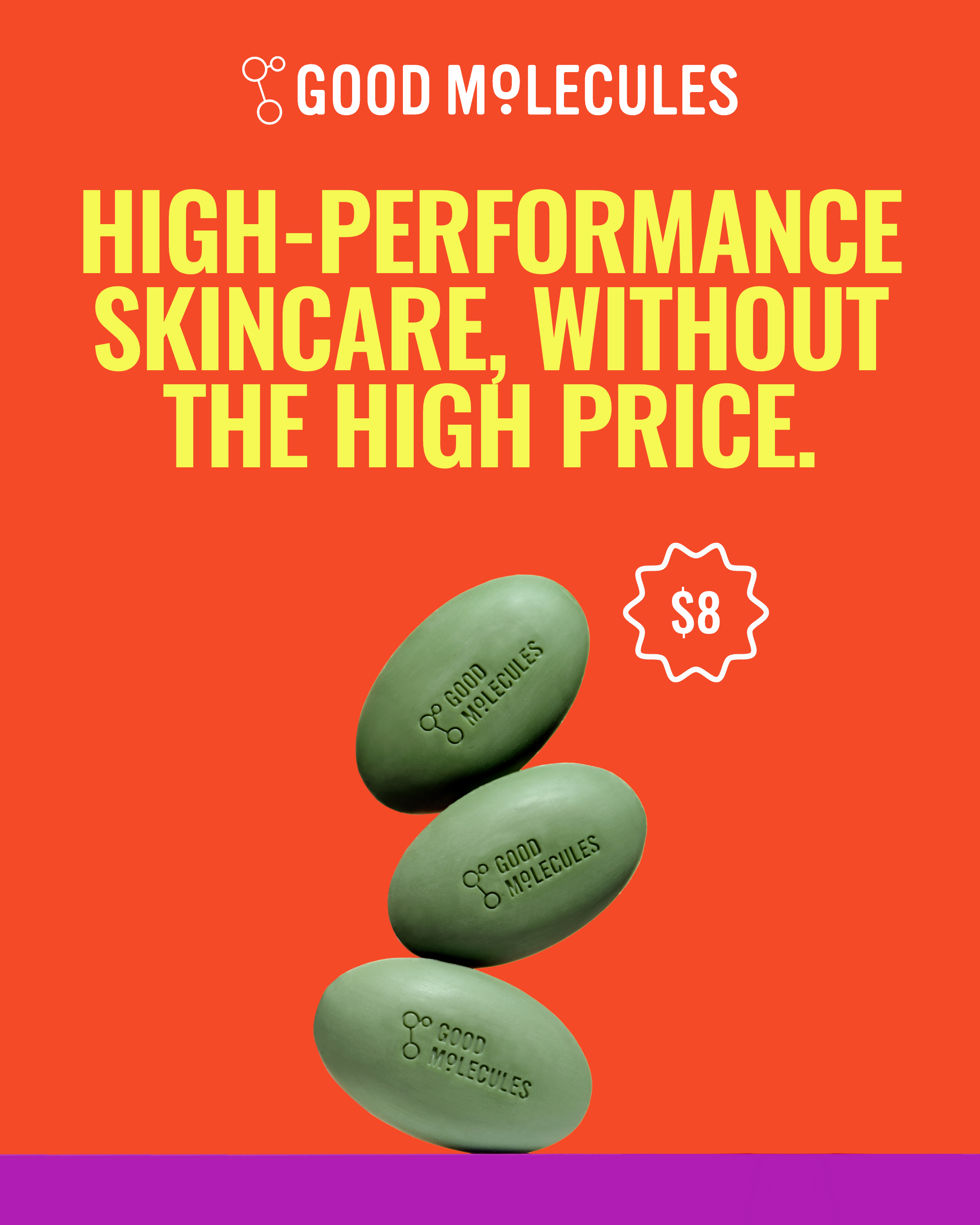 Good Molecules Facebook ad