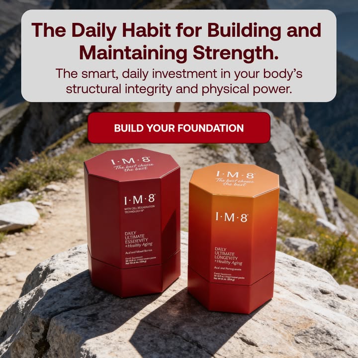 IM8 Global Facebook ad: The Beckham Stack: Nutrition Meets Longevity