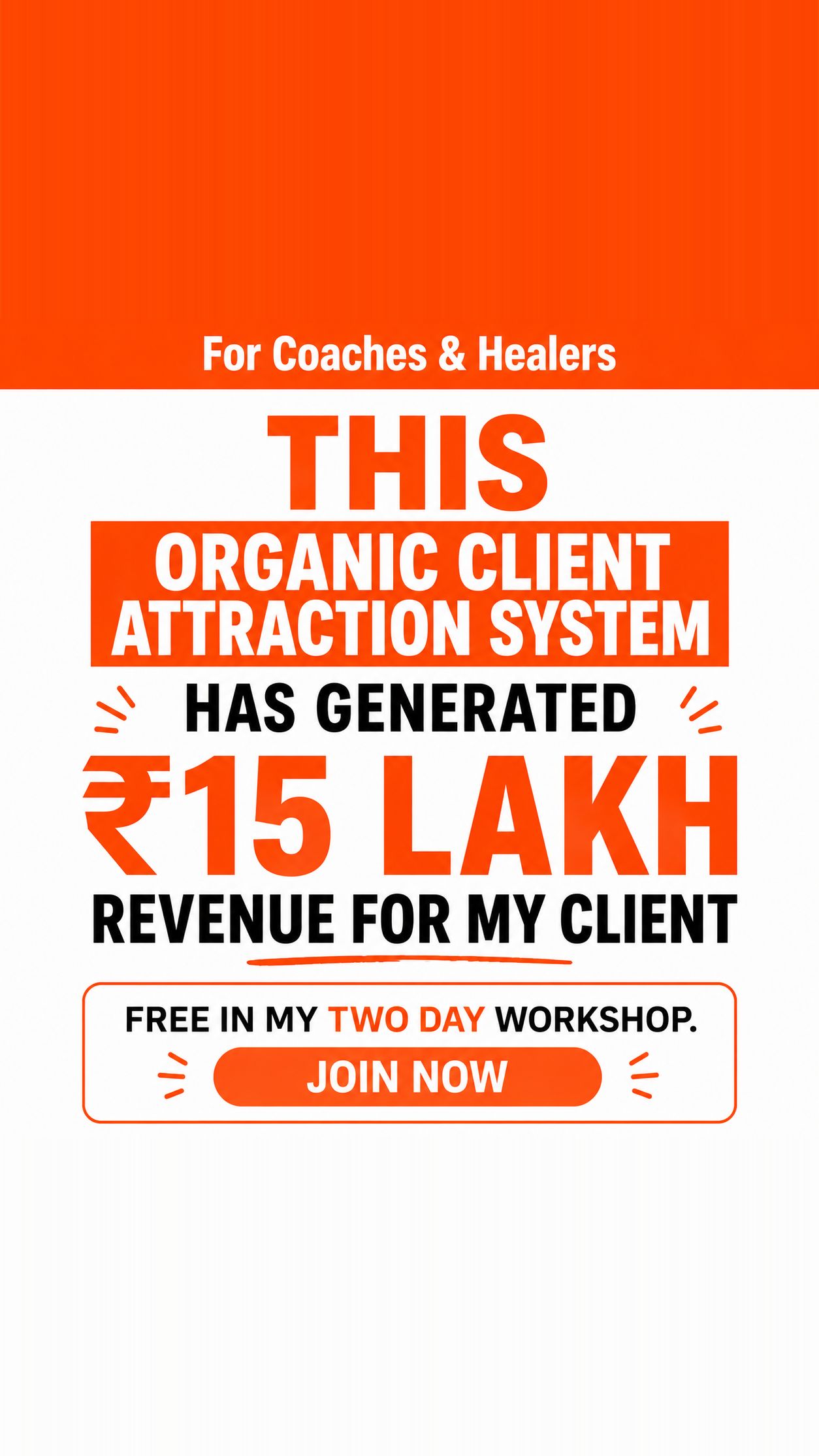 Business Coach Chiranjivee Facebook ad: Coaches: Stop Posting Content That Brings Zero Clients
