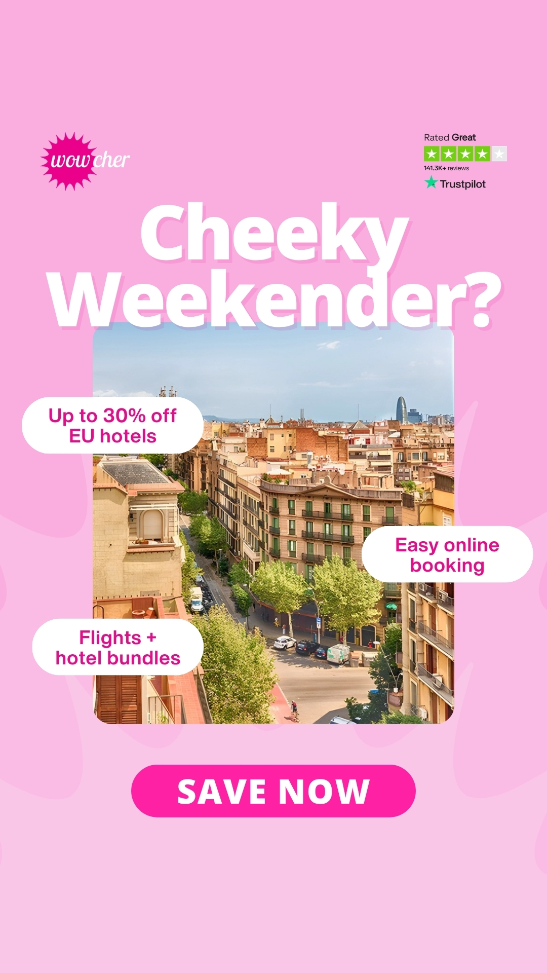 Wowcher Facebook ad