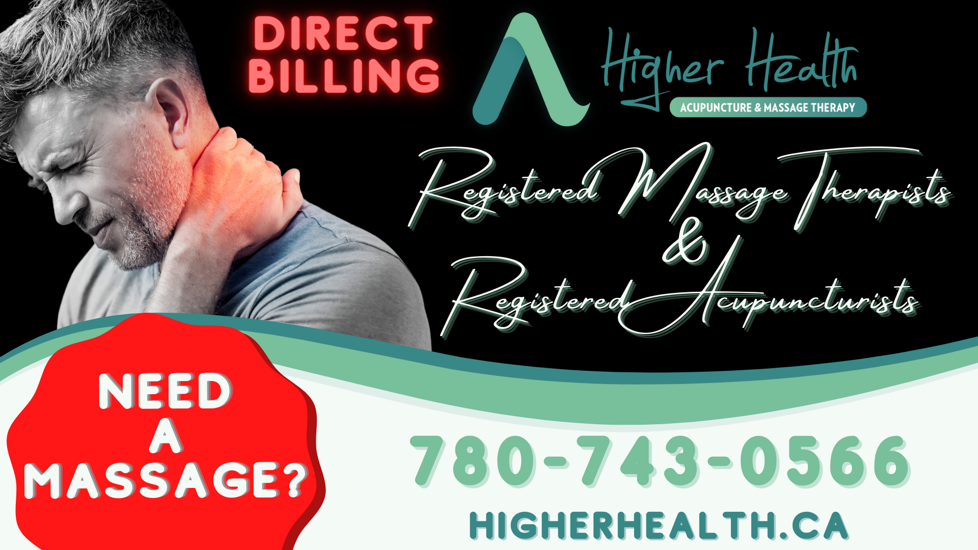 Higher Health Acupuncture & Massage Therapy Clinic Facebook ad