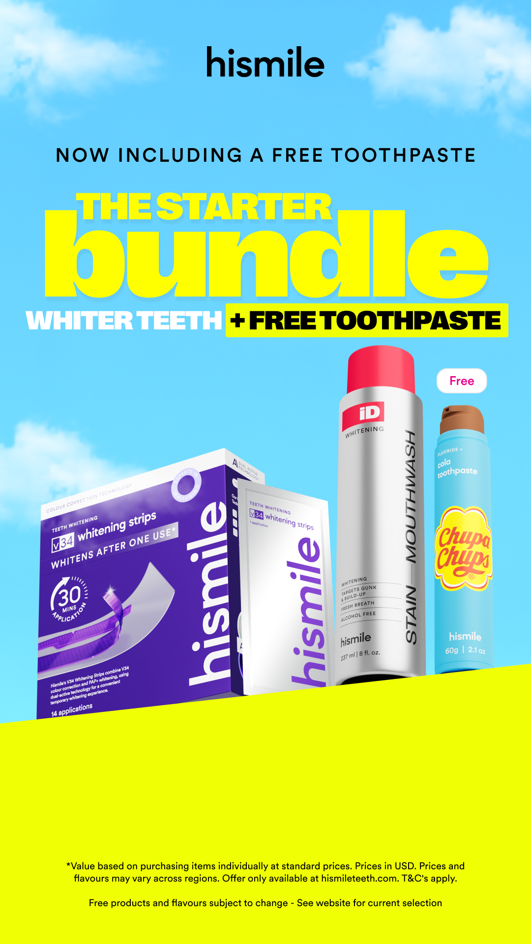 Hismile Facebook ad