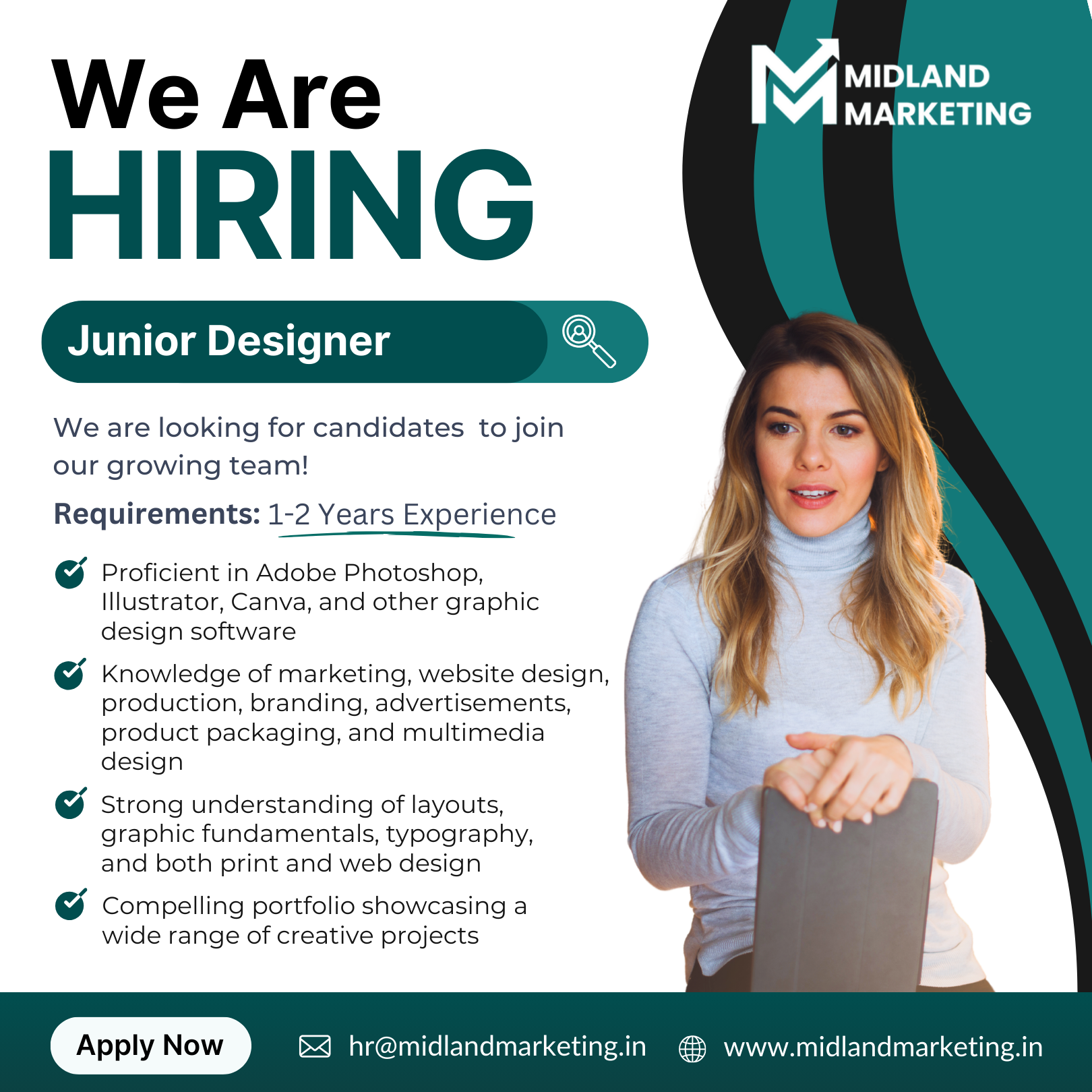 Marketing House Of Zachariah Facebook ad: Join Midland as Junior Developer