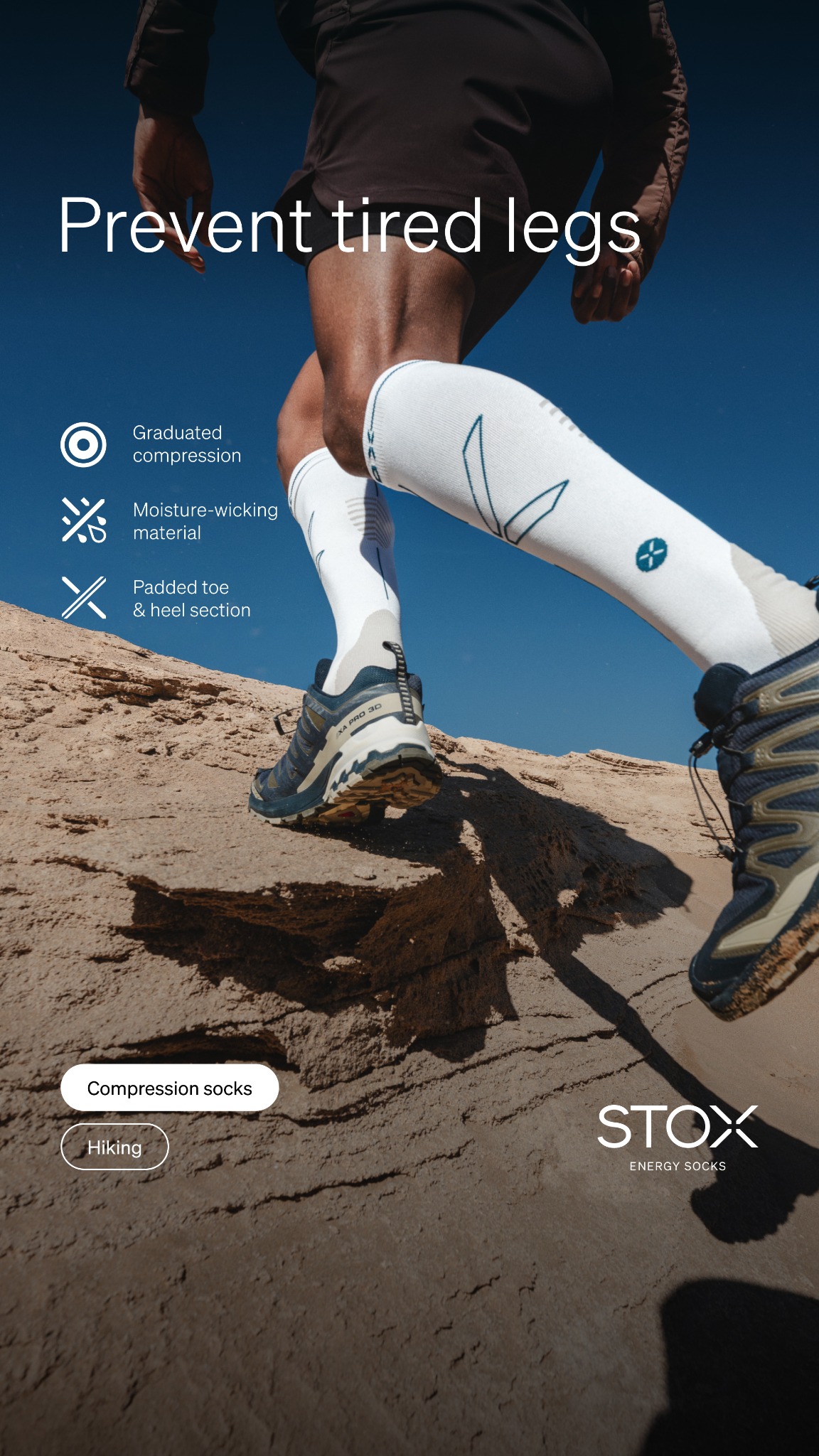 STOX Energy Socks Facebook ad