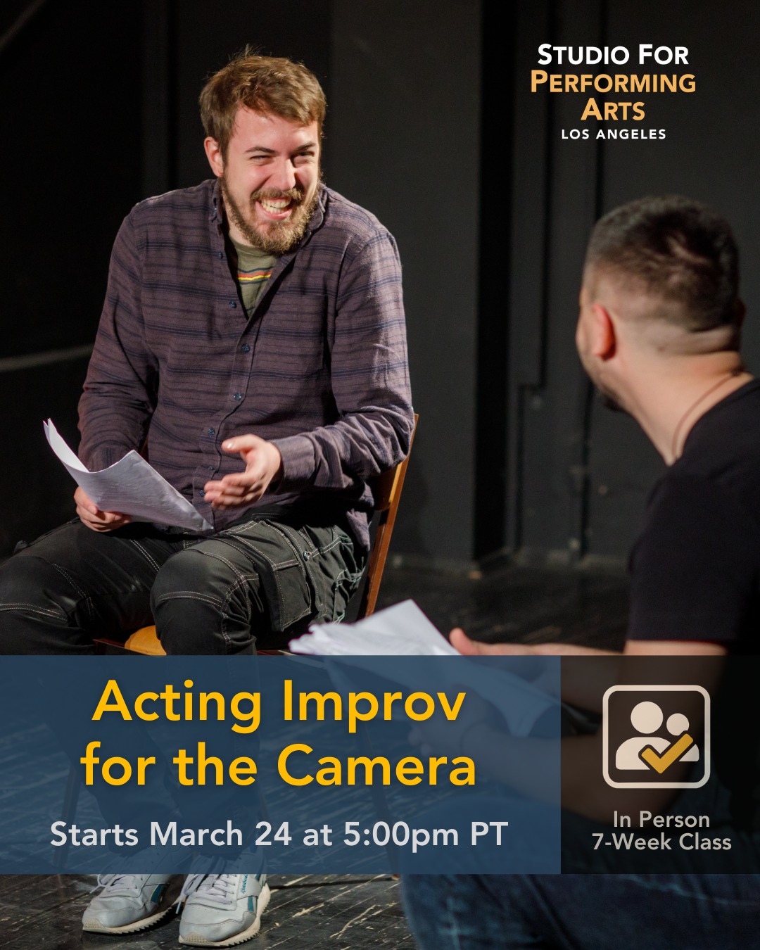 Studio For Performing Arts Los Angeles Facebook ad: Acting Classes & Coaching in LA & Online | Studio for…
