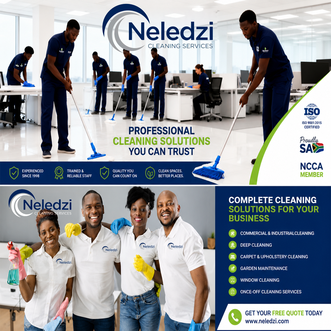 Neledzi Cleaning Services Facebook ad