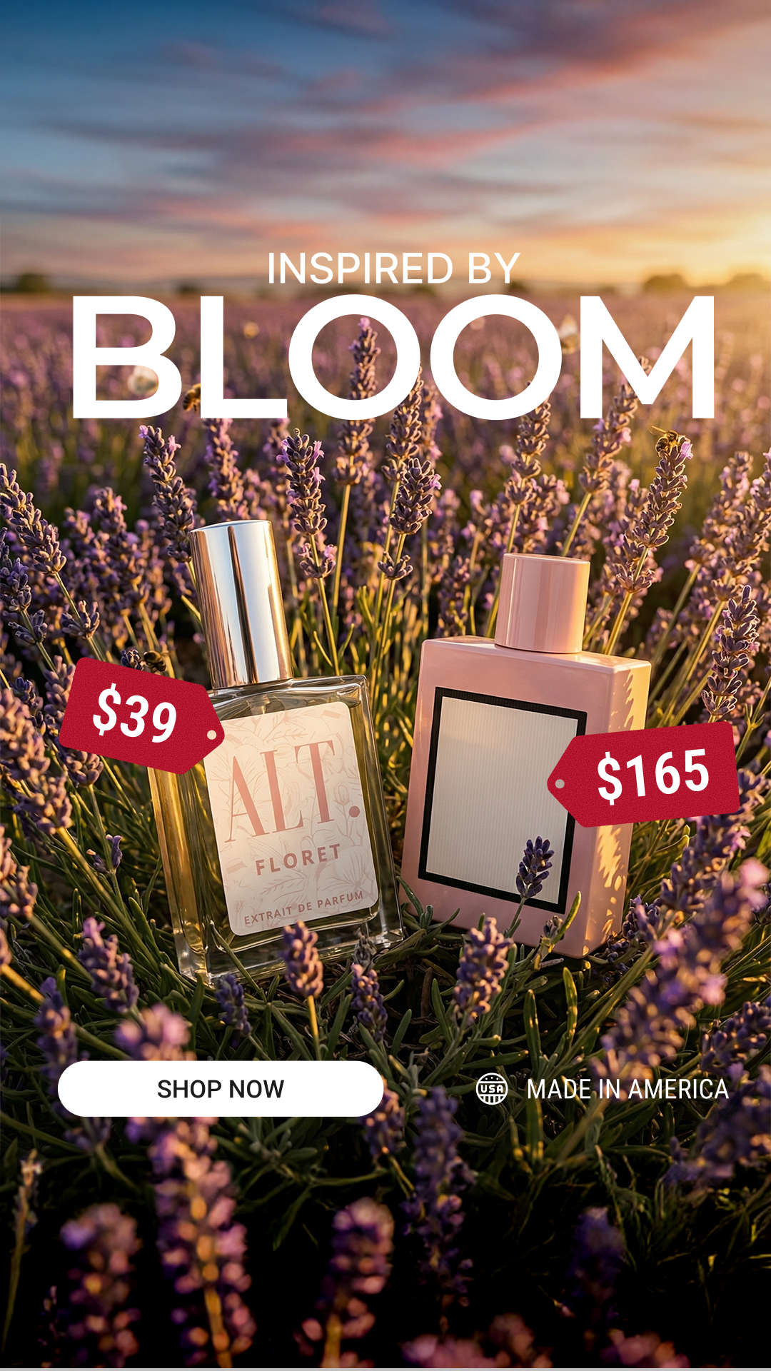 ALT. Fragrances Facebook ad
