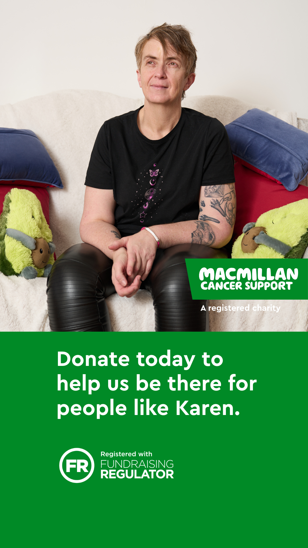 Macmillan Cancer Support Facebook ad