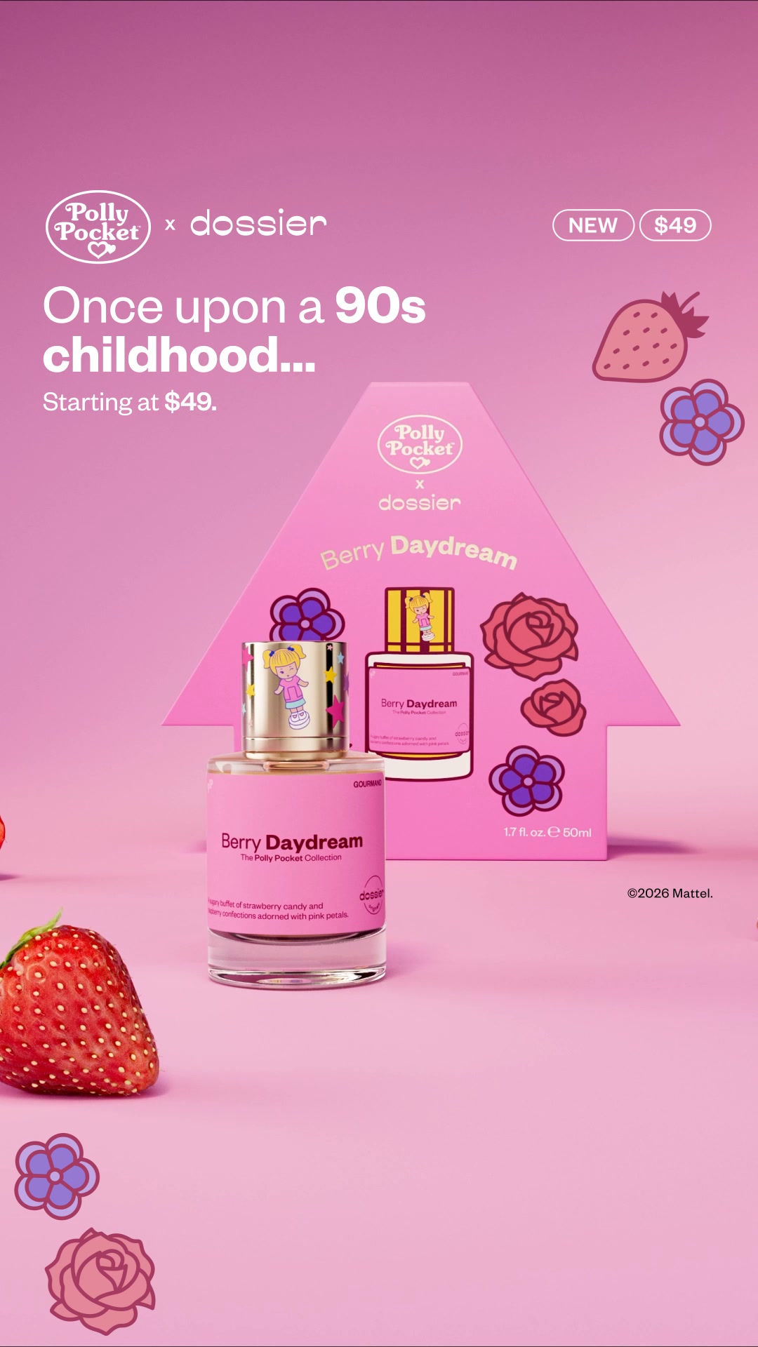 Dossier Facebook ad: Dossier x Polly Pocket Is Here