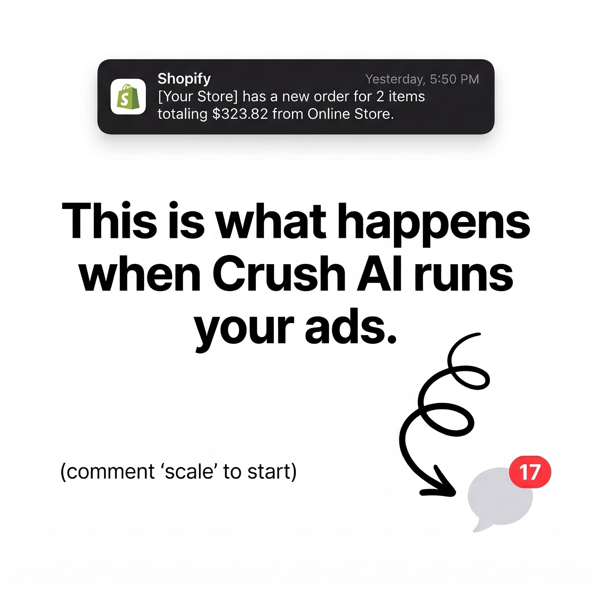 trycrush.ai Facebook ad