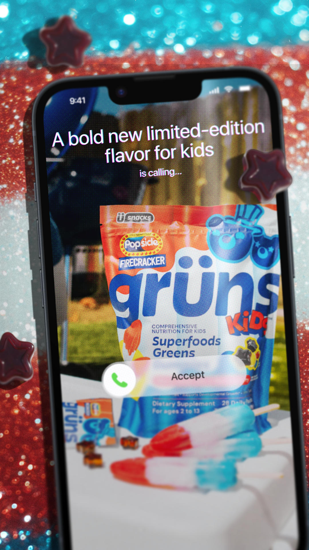 Grüns Kids Facebook ad
