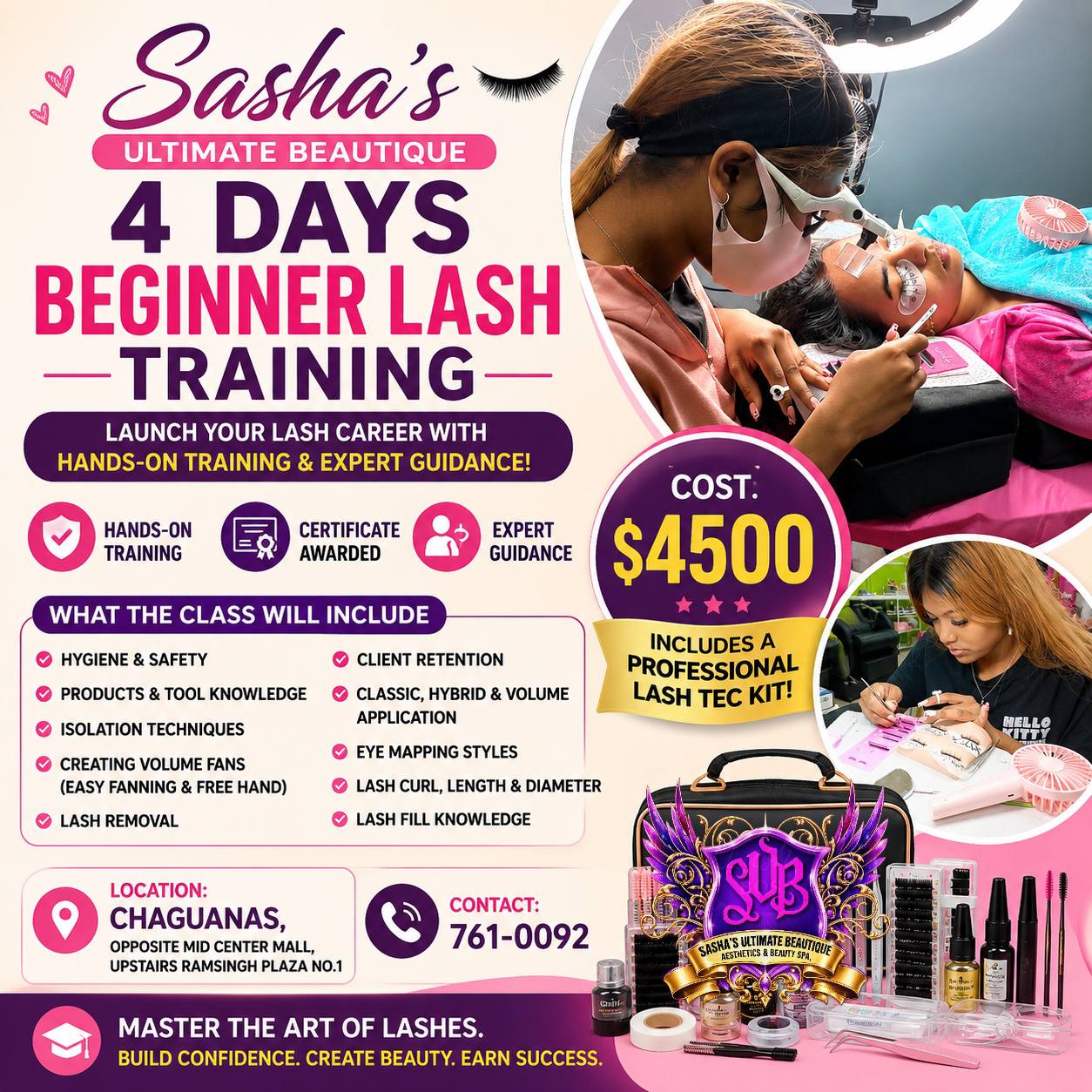 Sasha's Ultimate Beautique Facebook ad: JUNE REGISTRATION AVAILABLE