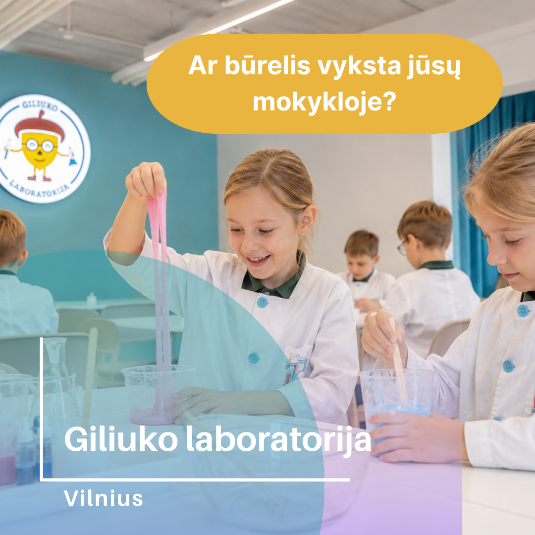 Giliuko laboratorija Facebook ad