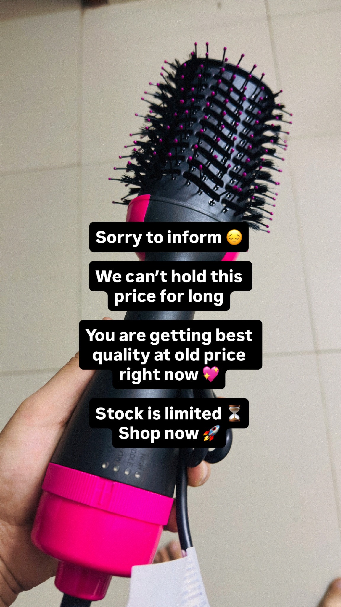 Shenish Facebook ad: Complete Your Order Now