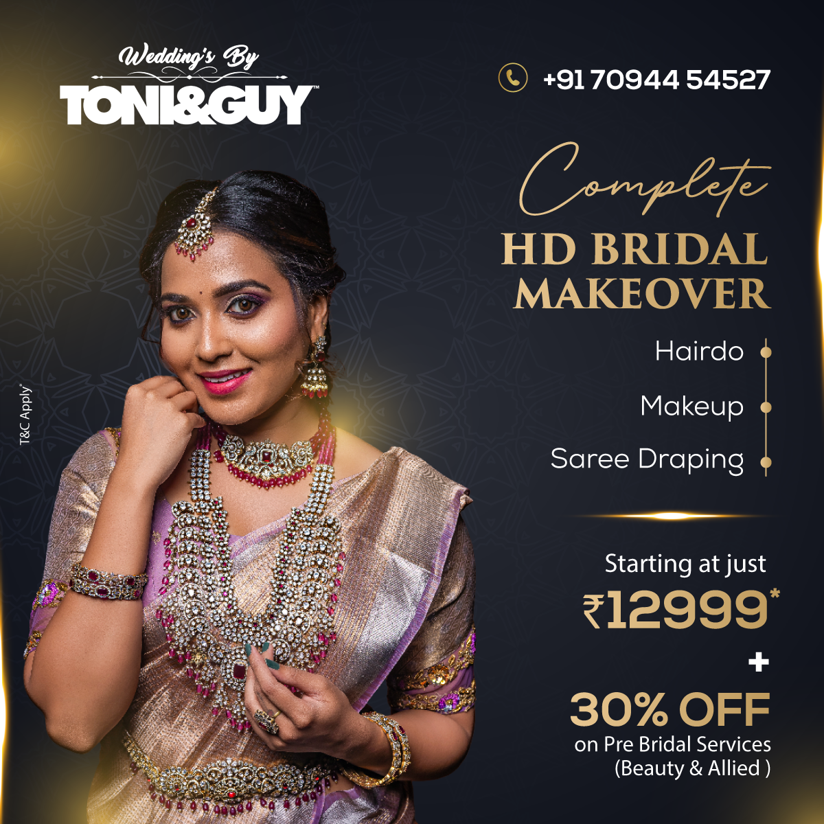 Weddings By Toni&Guy Facebook ad