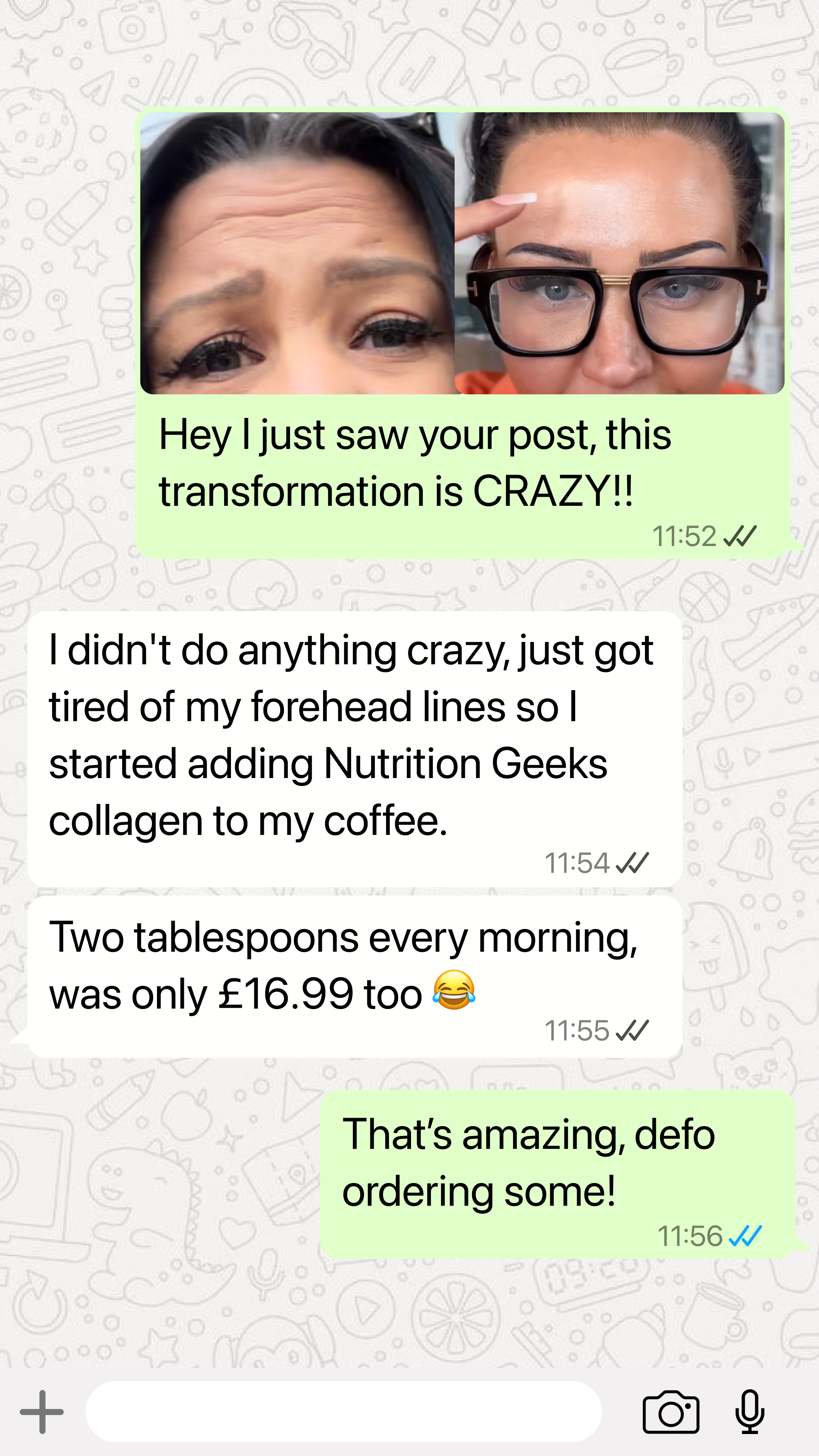Nutrition Geeks Facebook ad