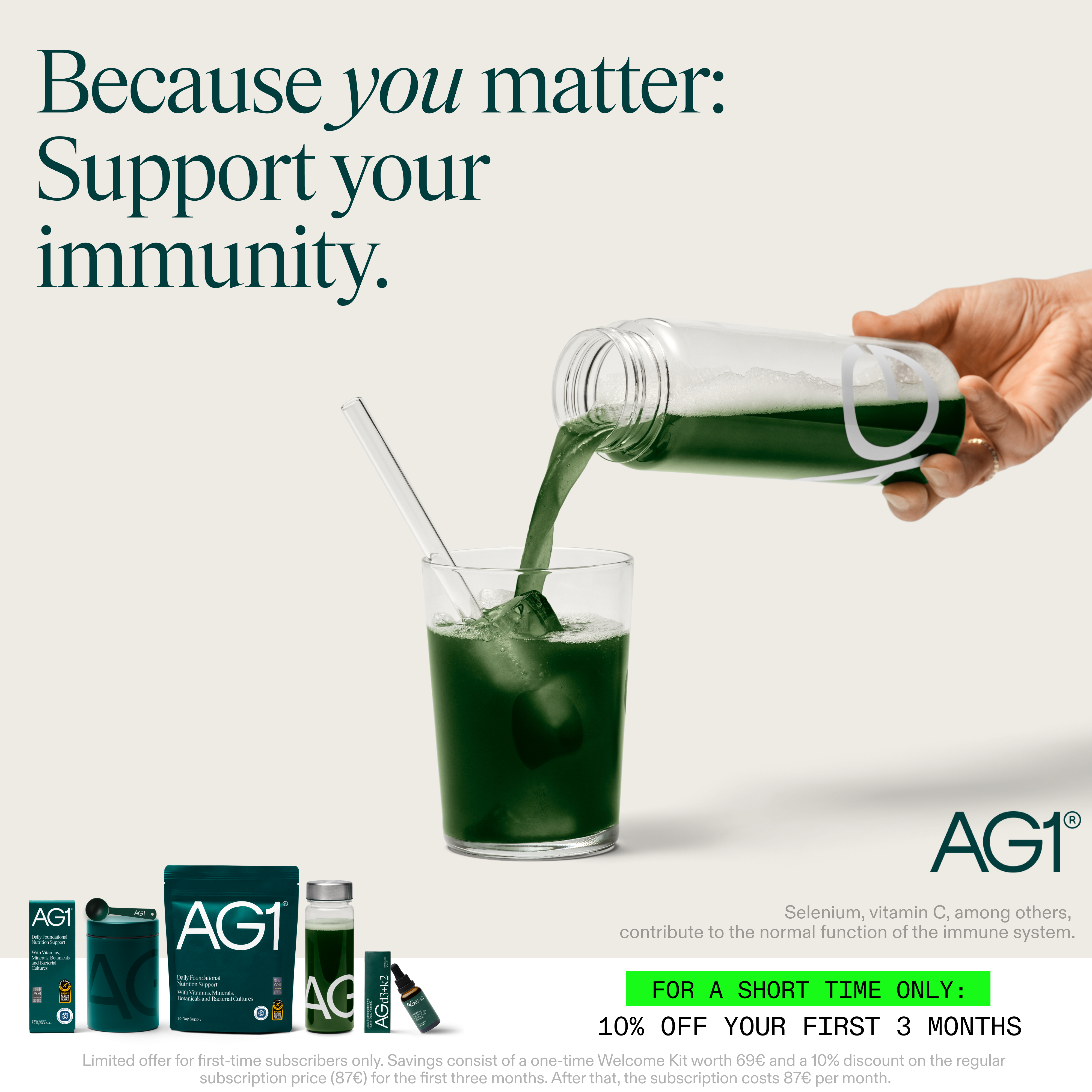 AG1 by Athletic Greens Facebook ad