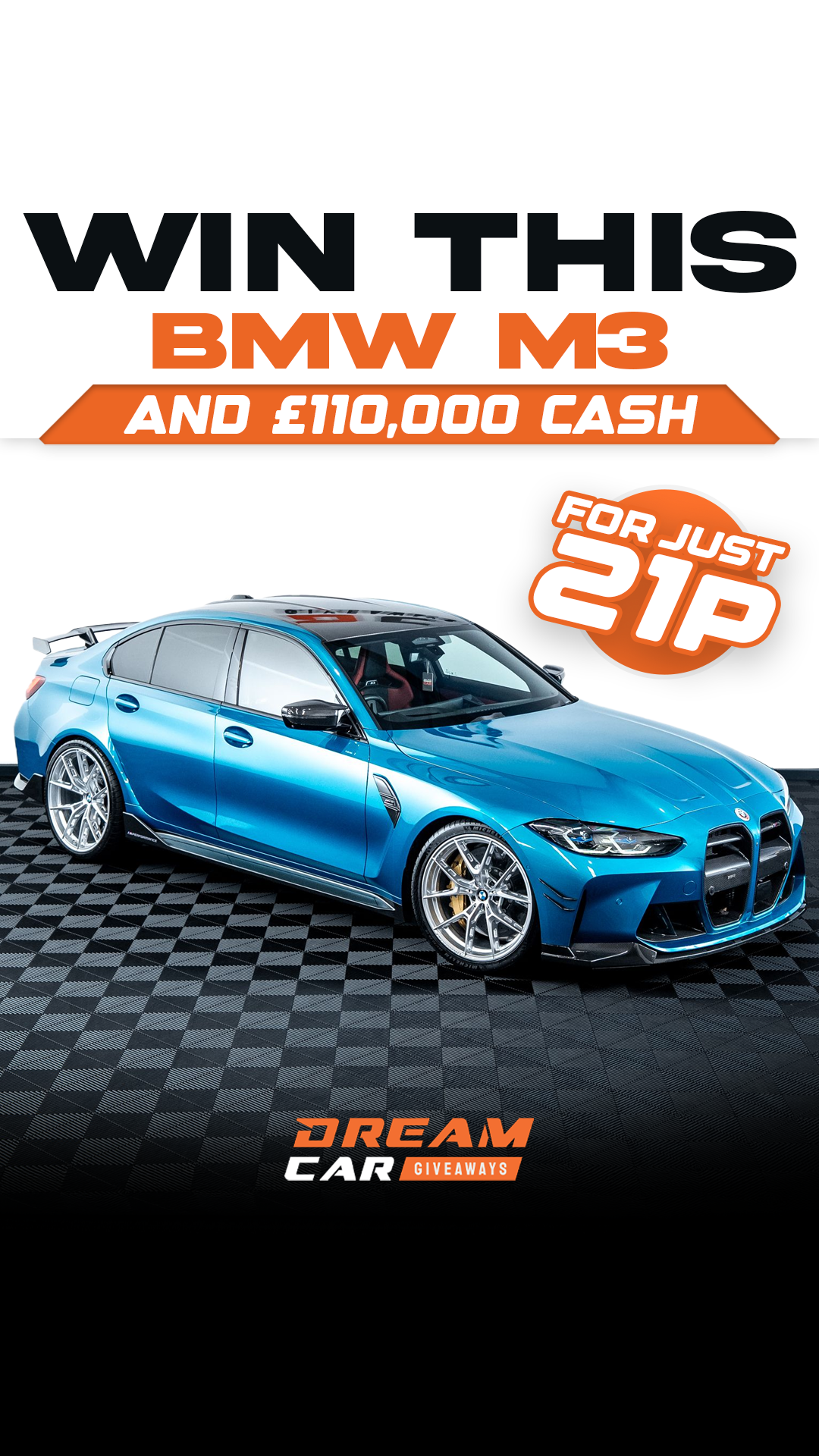 Dream Car Giveaways Facebook ad