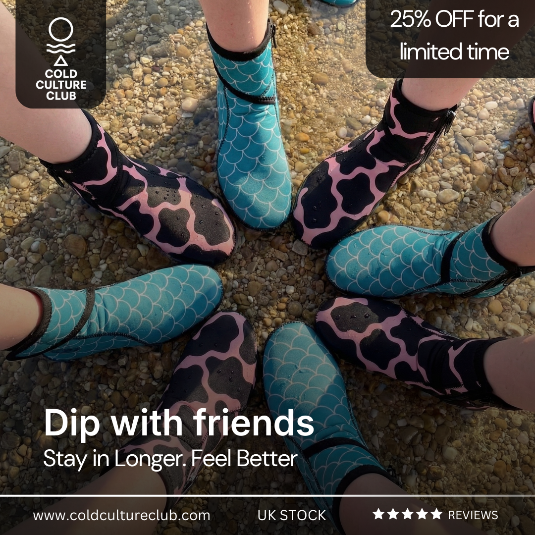 Cold Culture Club Facebook ad: Cold water shouldn’t hurt your feet.
