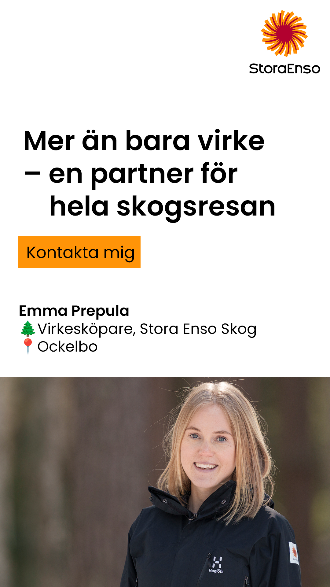 Stora Enso Skog Facebook ad from Nov 18, 2025